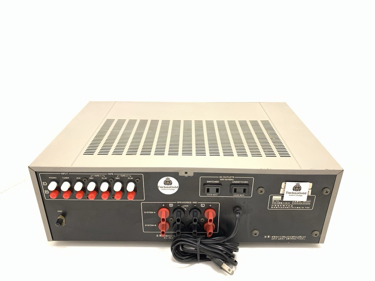 SANSUI AU D7 Integrate Stereo Amplifier 65+65 Watts RMS Vintage 1980 Good Look