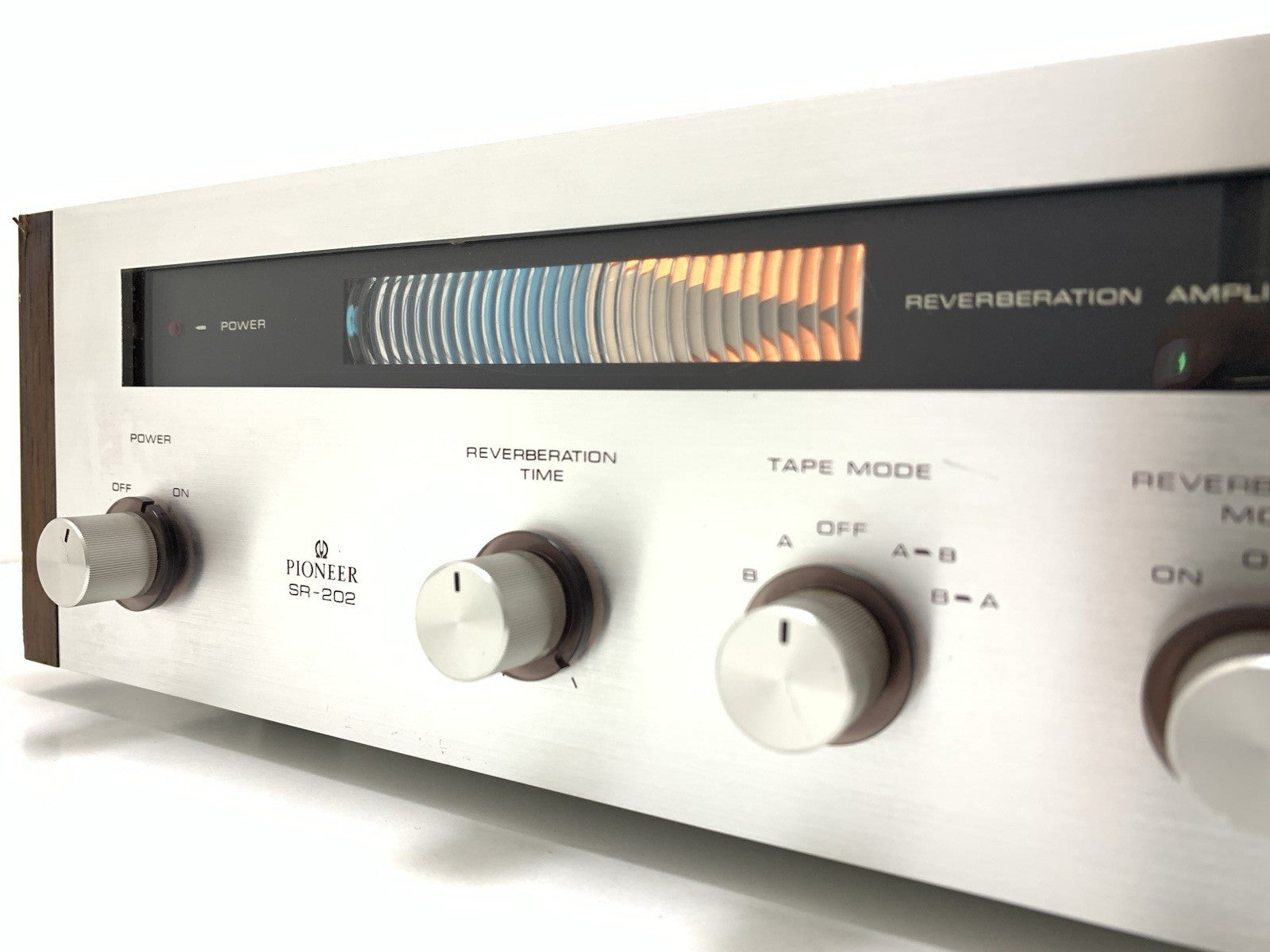PIONEER Stereo REVERBERATION AMPLIFIER SR 202 Vintage 1969 Work PERFECT GoodLook