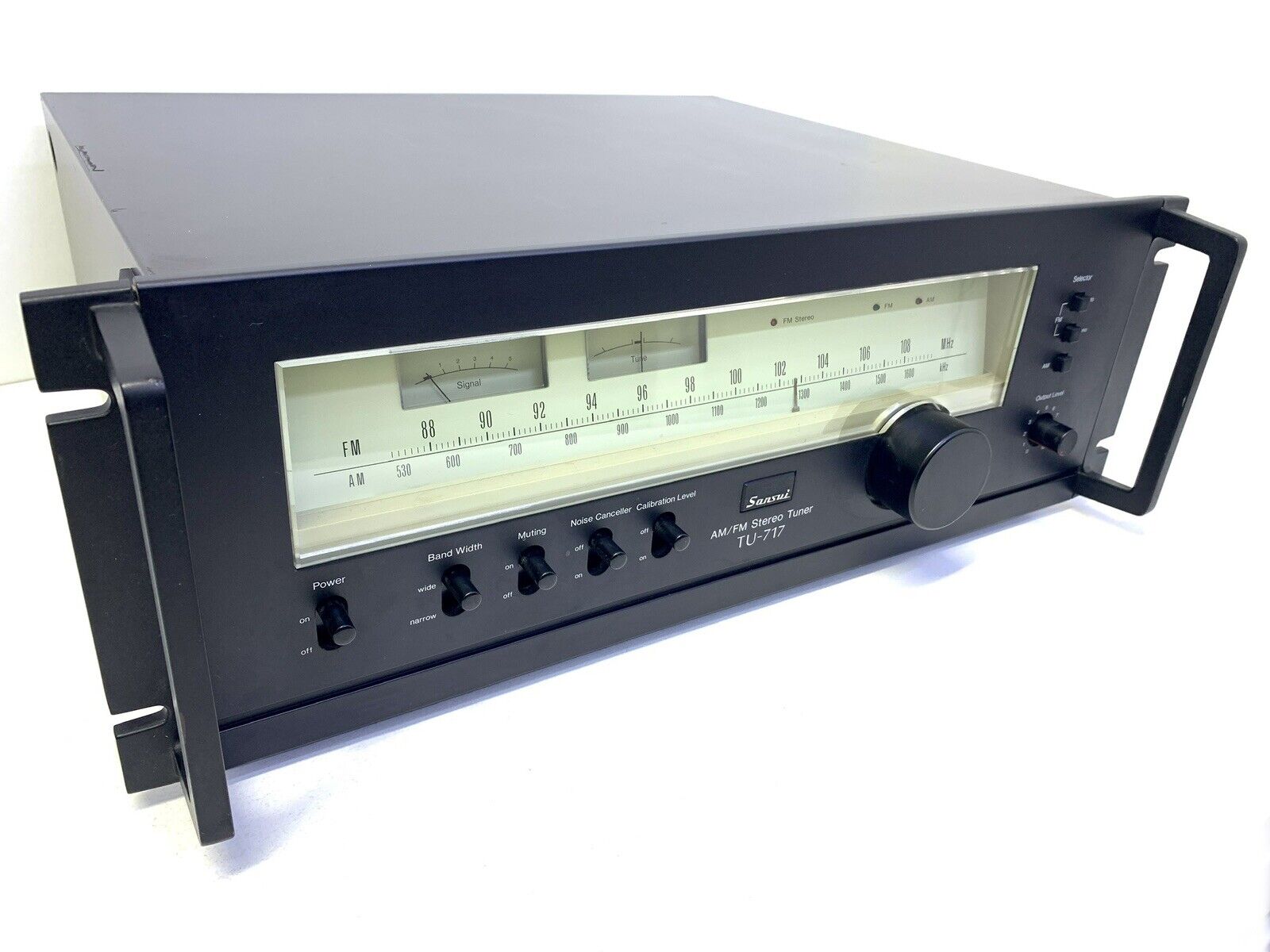 SANSUI TU-717 RACK AM/FM Stereo Tuner Vintage 1977 Hi End Working 100% Good Look