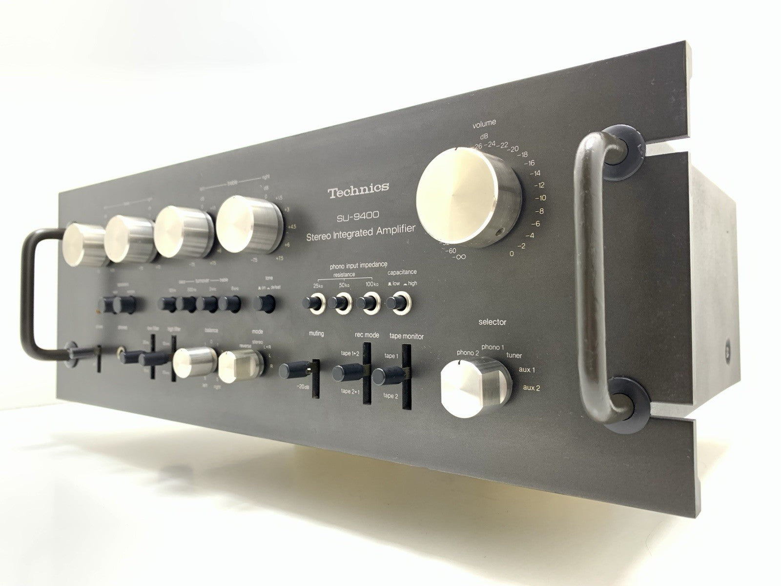 TECHNICS SU 9400 Stereo Amplifier WORK 80 + 80 Watts RMS Vintage 1976 GOOD LOOK