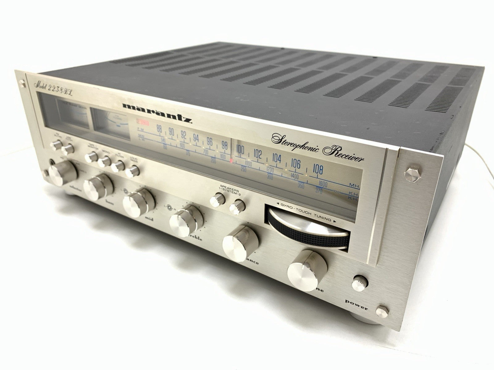 MARANTZ 2238BL Stereo Receiver 2X 42 Watts RMS Vintage 1977 RARE WORK Good Look
