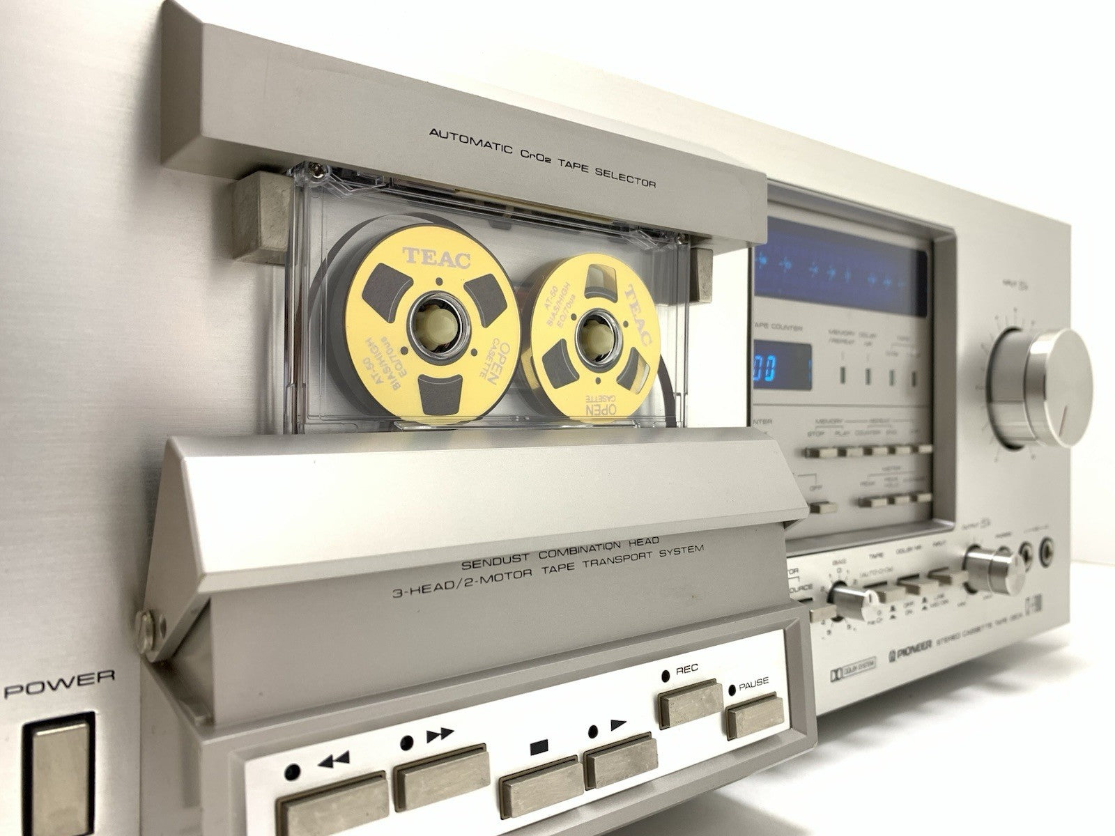 PIONEER CT F900 3 Head Stereo Tape Deck BLUE LINE Vintage 1978 WORK Good Look
