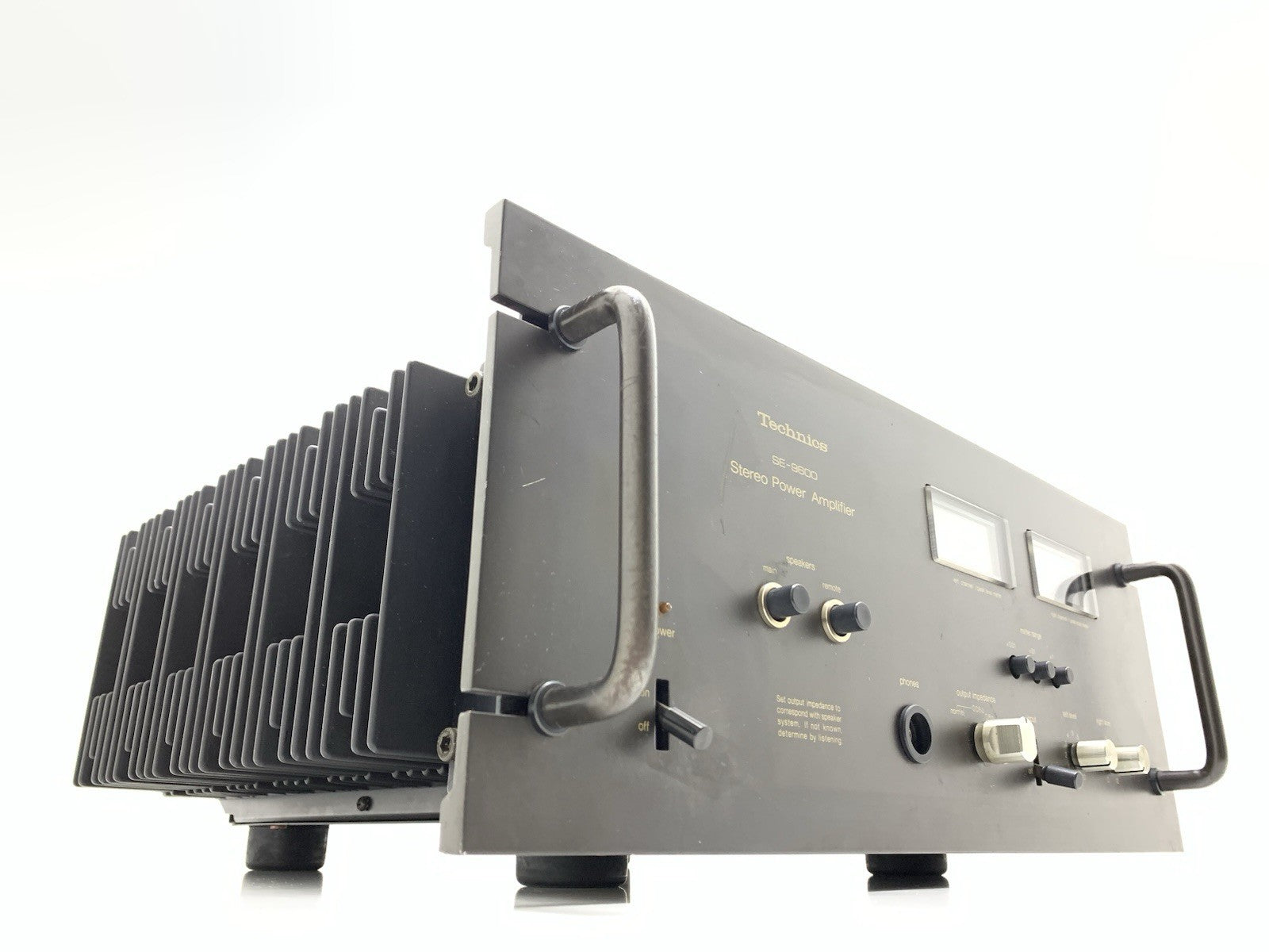 TECHNICS SE 9600 Power Amplifier 2 X 110 Watts RMS Vintage 1975 WORK GOOD LOOK