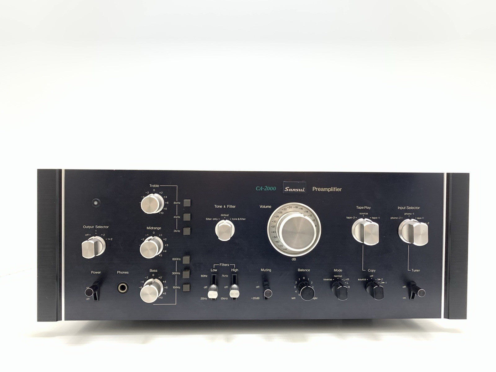 SANSUI CA 2000 Stereo Pre Amplifier Vintage 1977 High End WORK PERFECT Good Look
