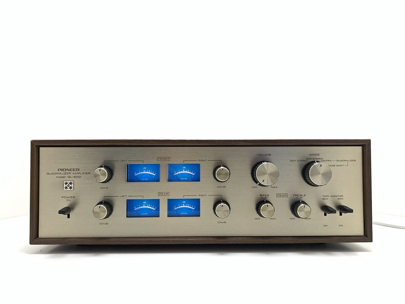 PIONEER QL 600 Quadralizer Amplifier 4Channel Decoder Vintage 1972 WORK GoodLook