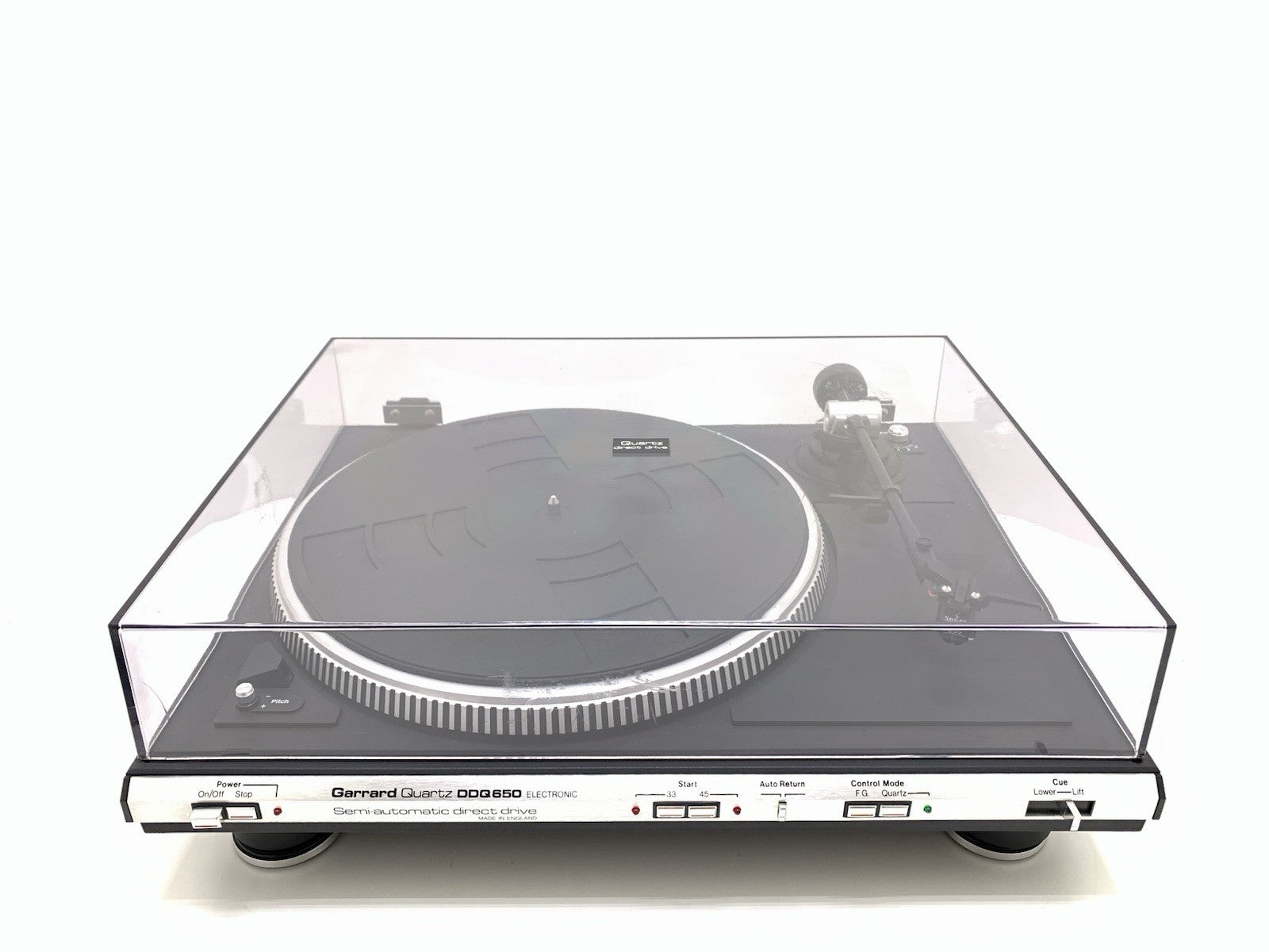 GARRARD DDQ 650 Turntable Direct Drive 2 Speeds Semi Automatic Vintage Good Look