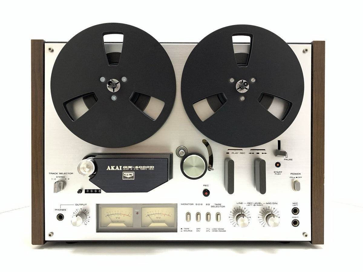 AKAI GX 4000D Reel to Reel Stereo 3Head 4 Track Tape Vintage 1976 WORK Good Look