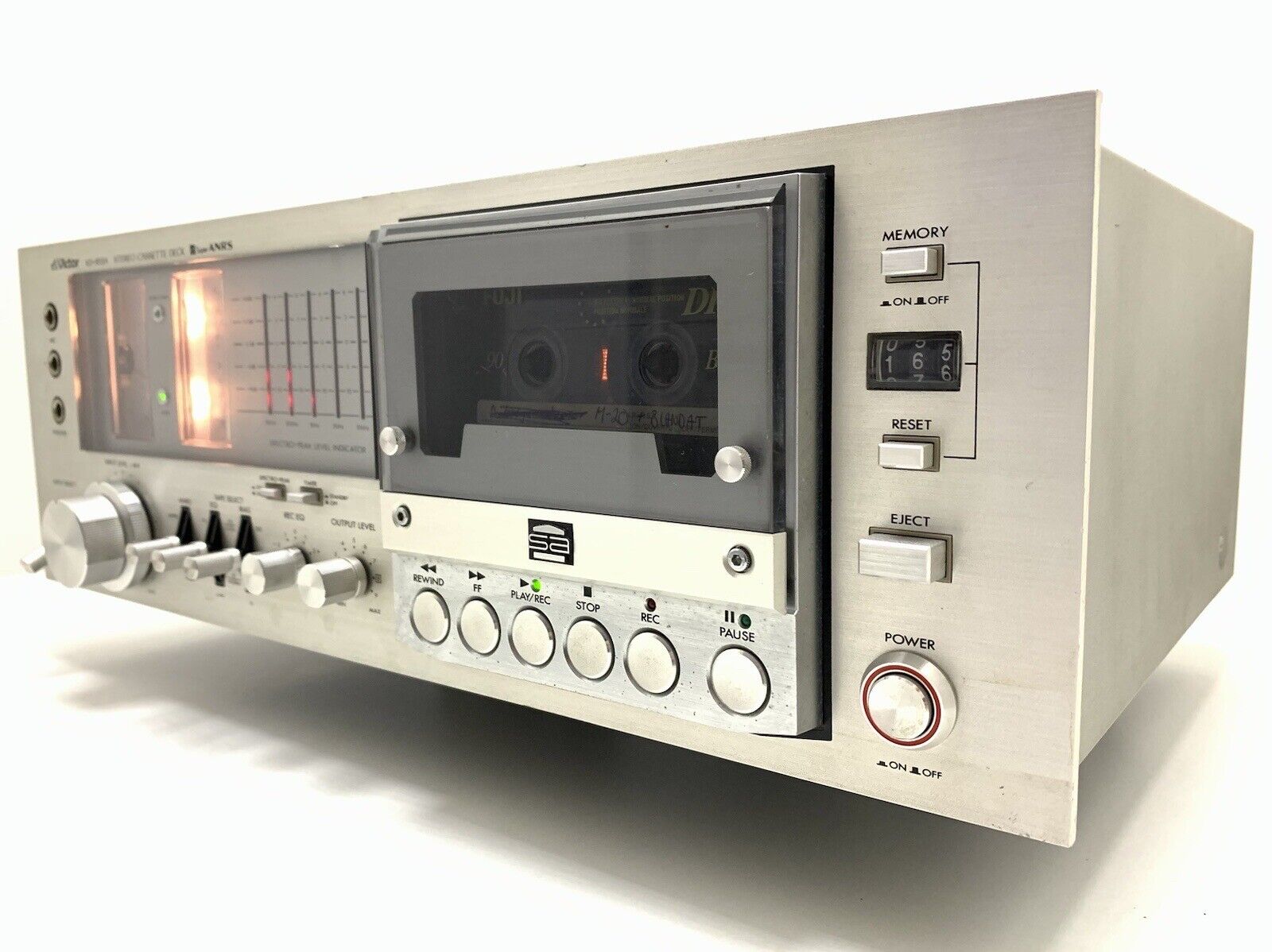 JVC VICTOR KD-85 SA Hi End Stereo Cassette TAPE Deck Vintage 1978 WORK Good Look