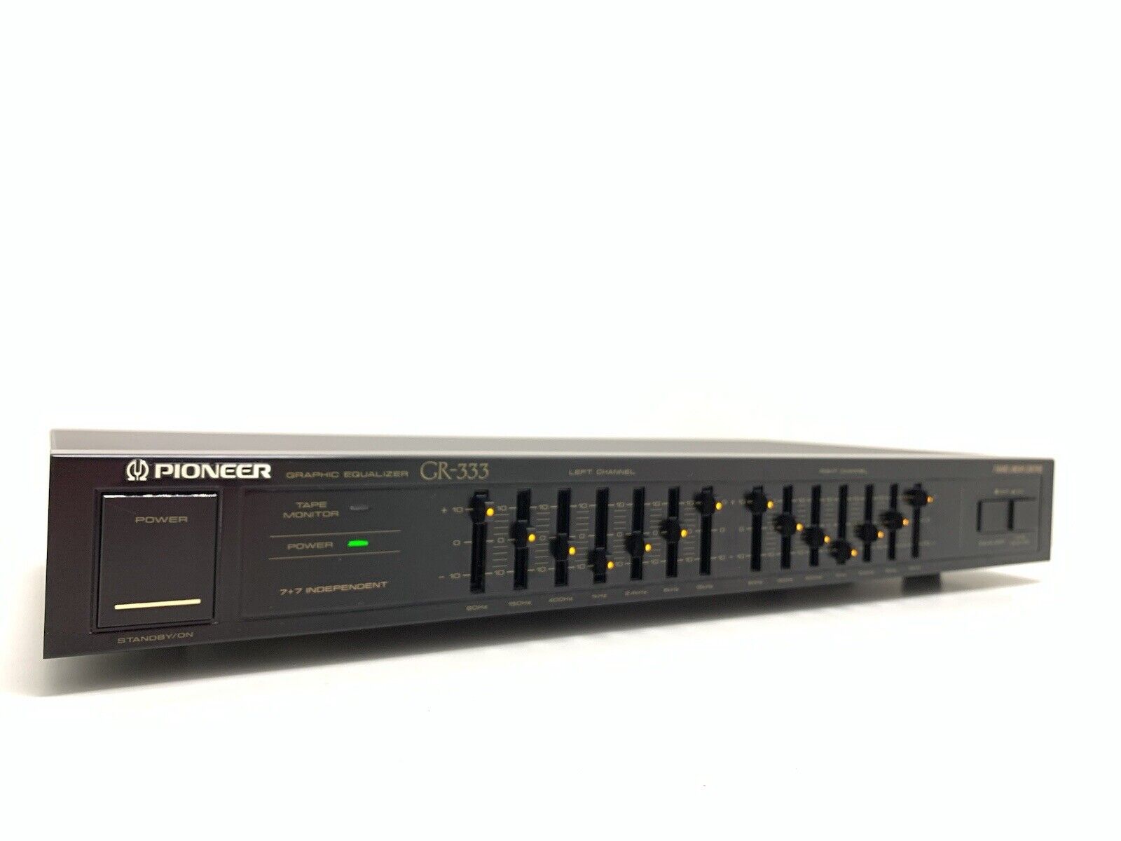 PIONEER GR 333 Stereo Graphic Equalizer 7 Bands Vintage 1989 Work HiFi Good Look