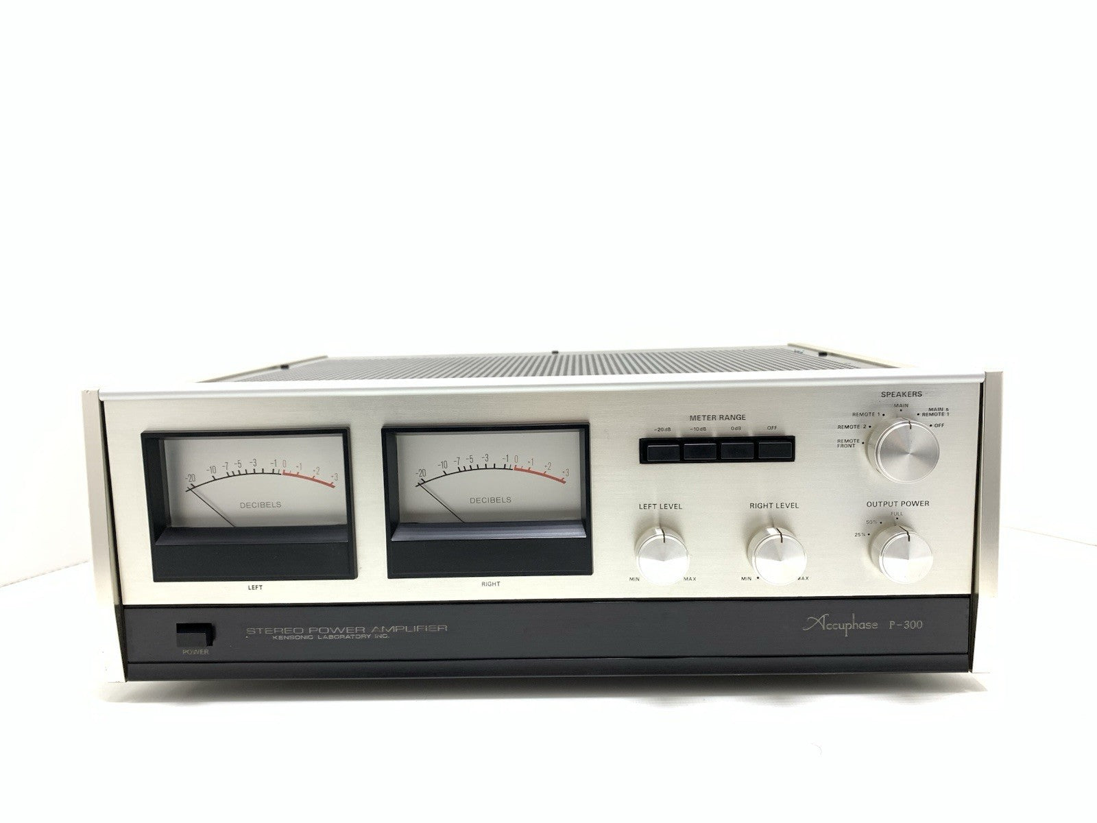 ACCUPHASE P 300 Stereo Power Amplifier 150+150 WRMS Vintage 1975 WORK Good Look