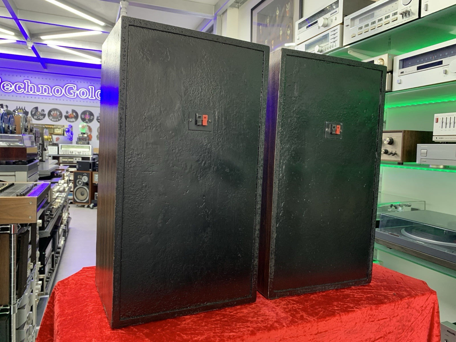 TRIO KENWOOD LSK 500 Speakers 3 Way 130 Watts RMS Vintage 1984 WORK Good Look