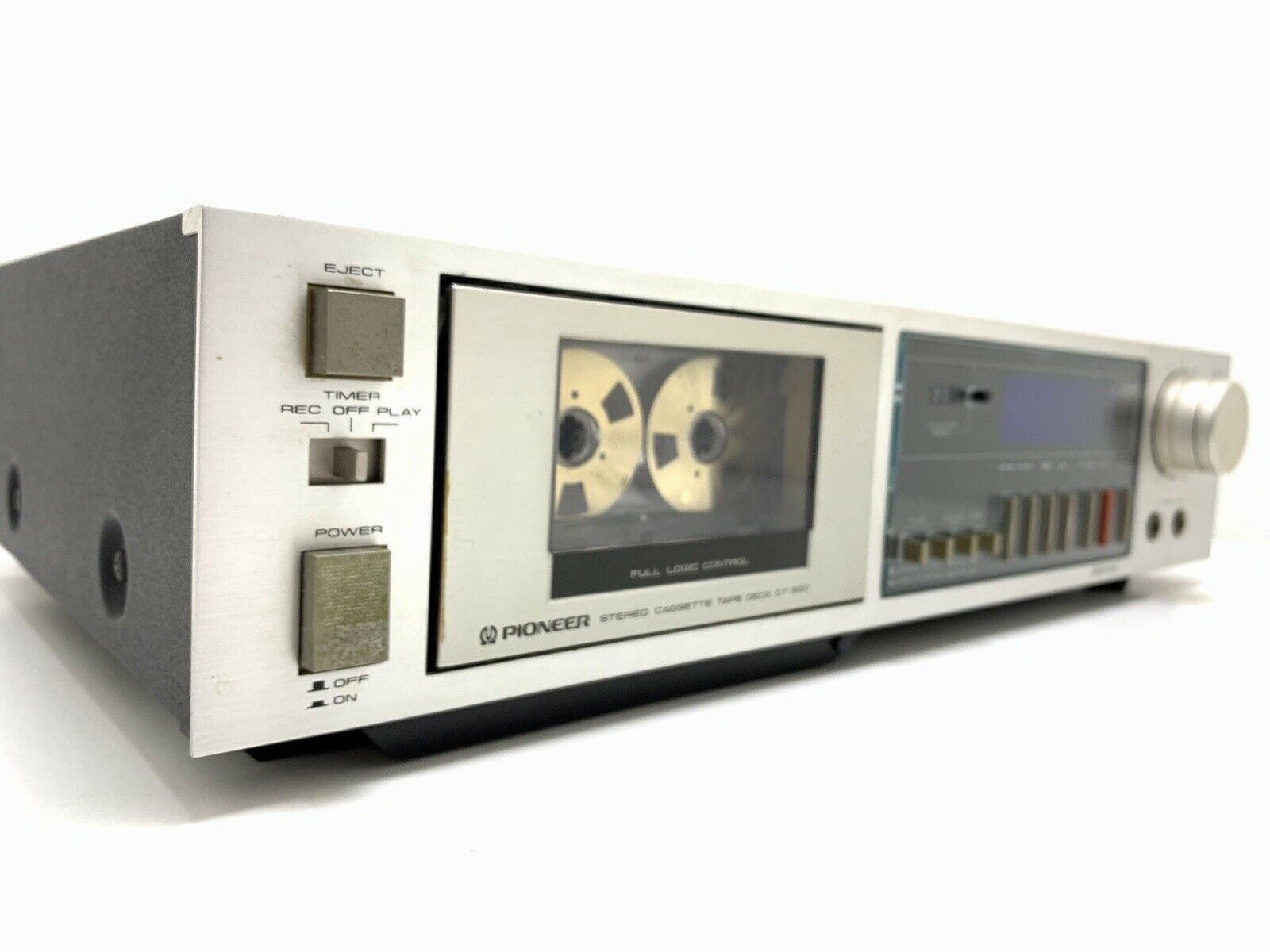 PIONEER CT-520 Stereo Cassette Tape Deck 2 Head Vintage 1981 WORK Good Look