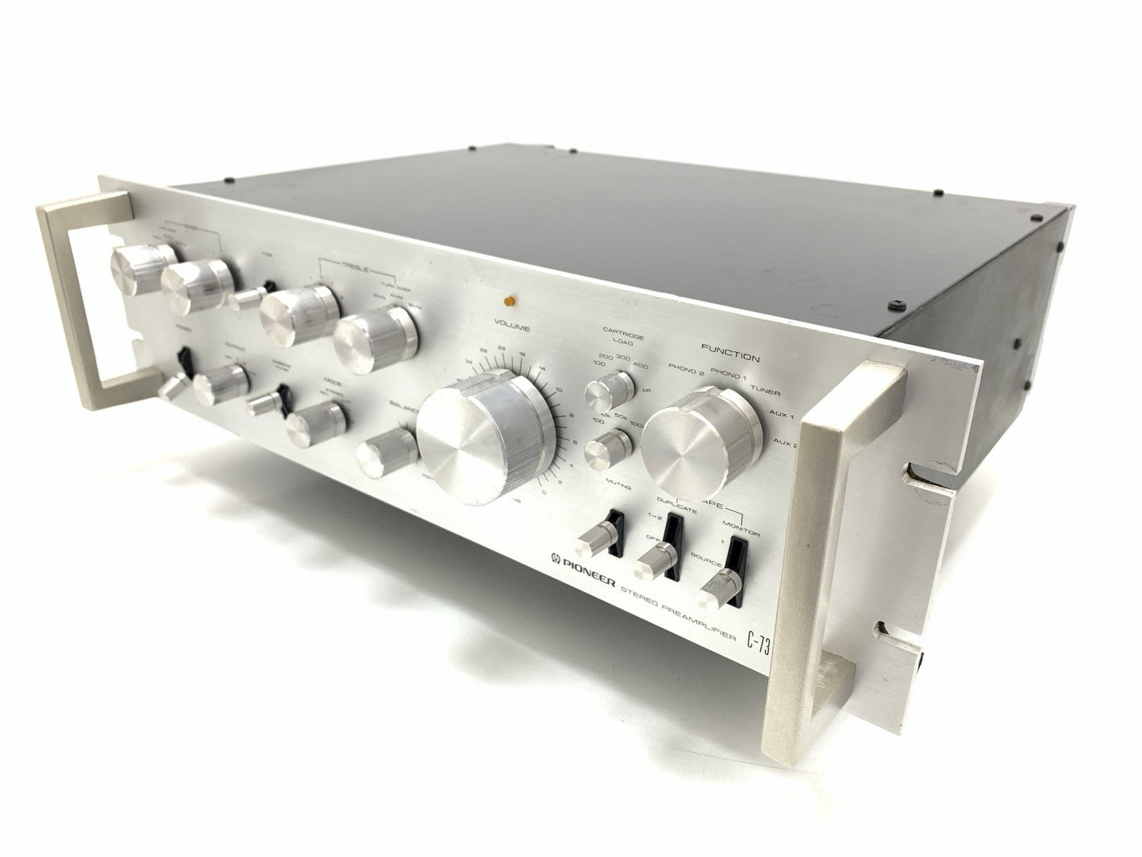 PIONEER C 73 SPEC Stereo Pre Amplifier Vintage 1980 Work Refurbished Good Look