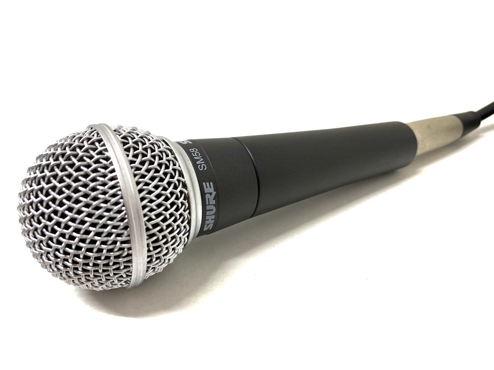 SHURE SM58 Cardioid Dynamic Microphone + XLR Cable Vintage Original From Japan