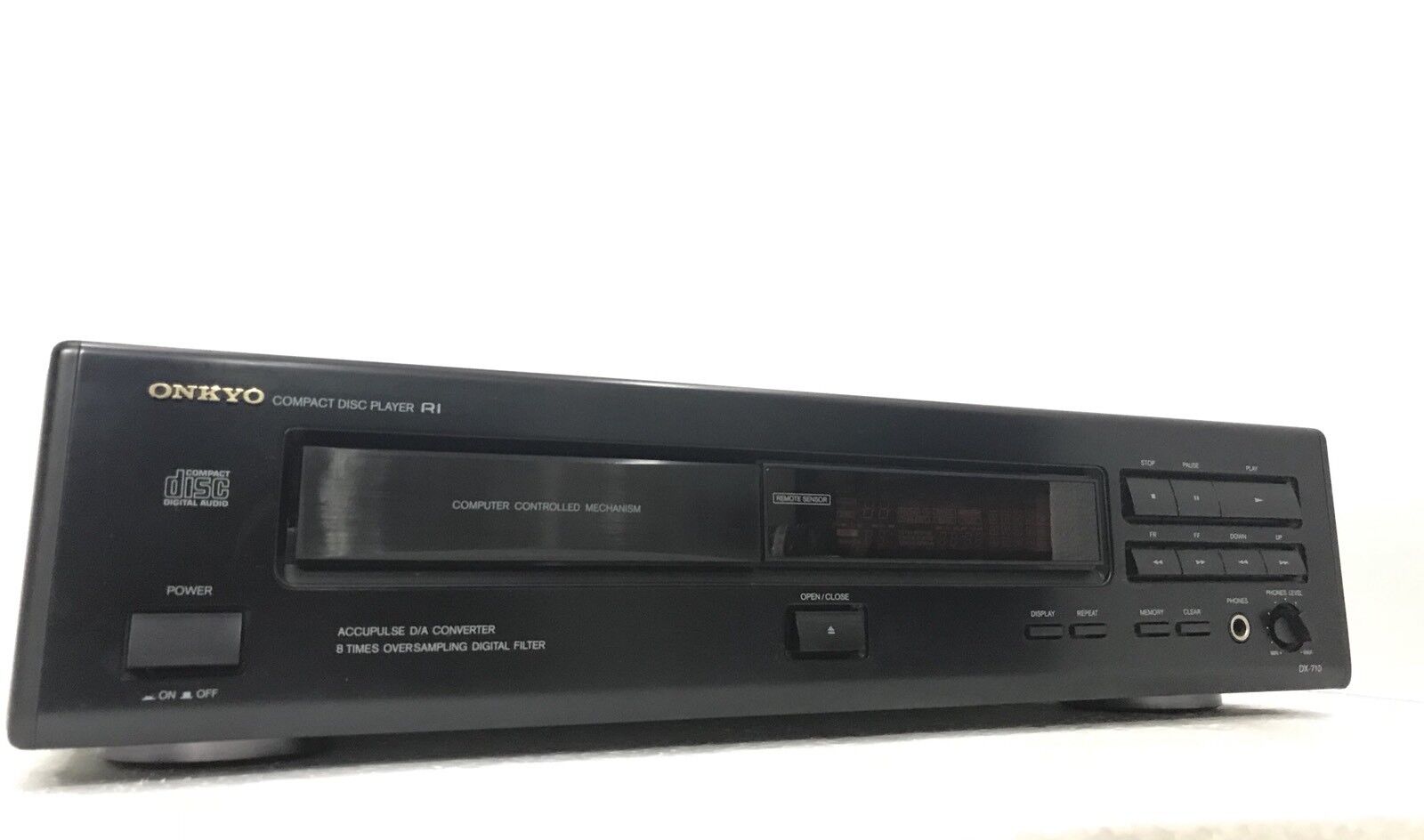 ONKYO DX-710 Compact Disc PLAYER Working Perfect 100% Vintage 1993 Good Look