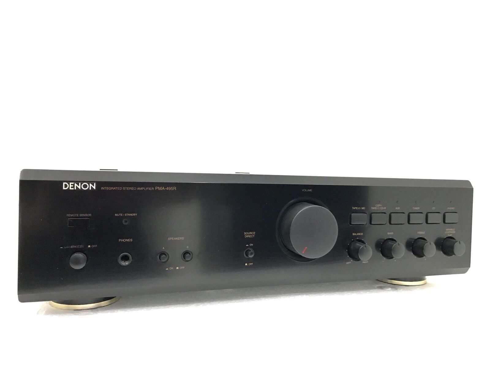 DENON Stereo Integrated Amplifier PMA-495R Vintage 2003, 90 Watts RMS Good Look