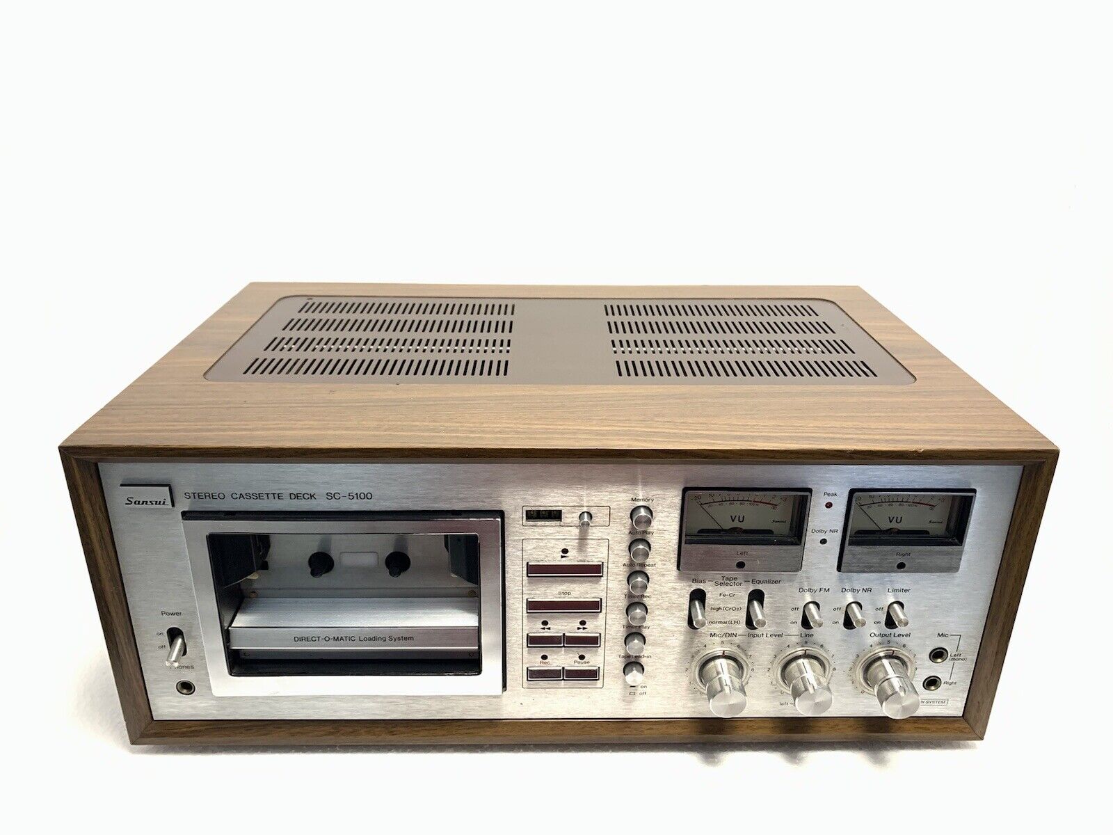 SANSUI SC-5100 2 Head Stereo Tape Deck Vintage 1978 Hi End Refurbished Like New