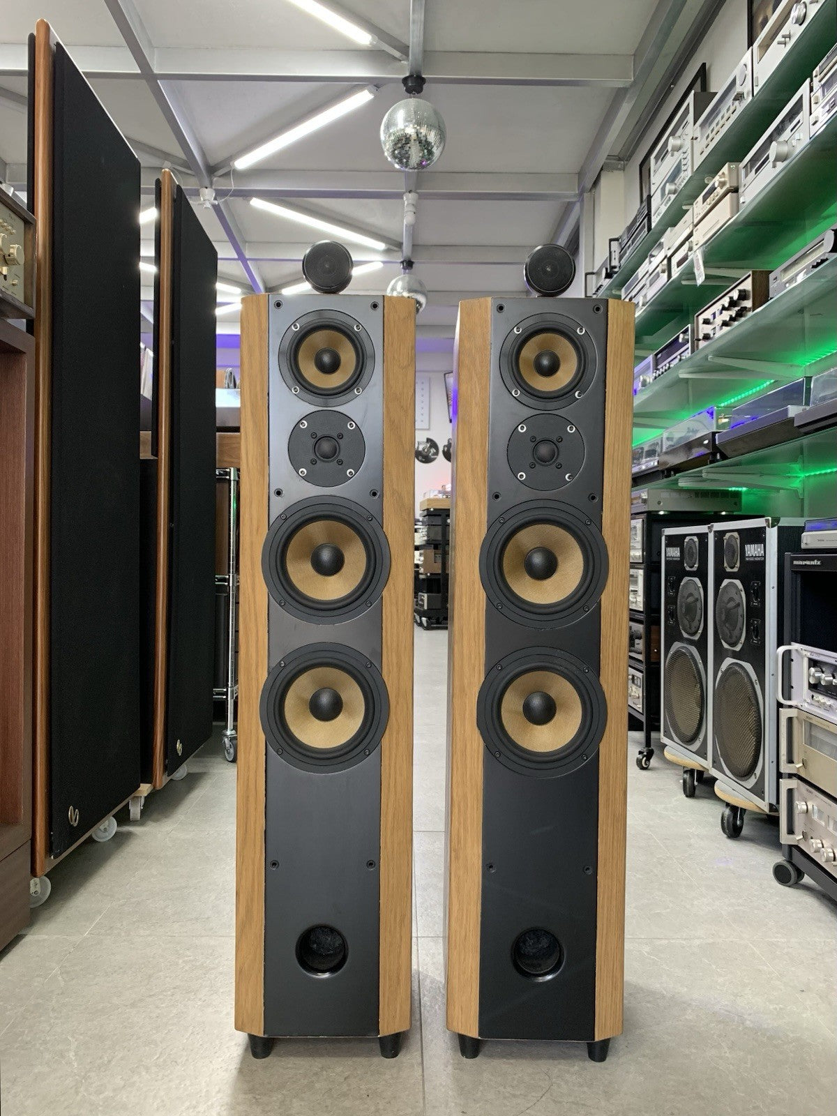 SONY SS X9ED High End Speakers 4 Way 250 Watts RMS Vintage 2000 WORK Good Look