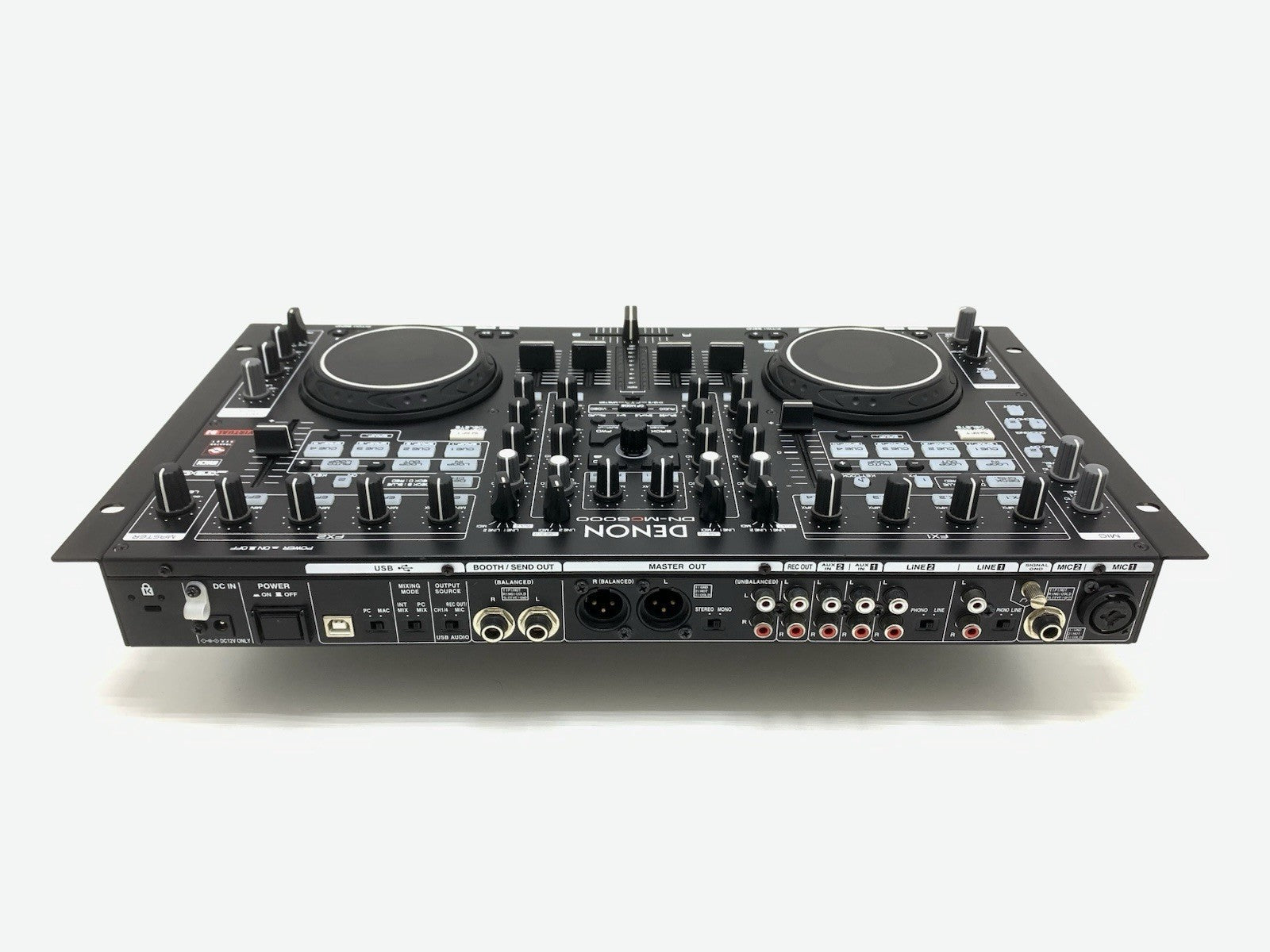 DENON DN MC6000 Professional PRO MIXER  DJ MIDI Controller +Case WORK Good Look