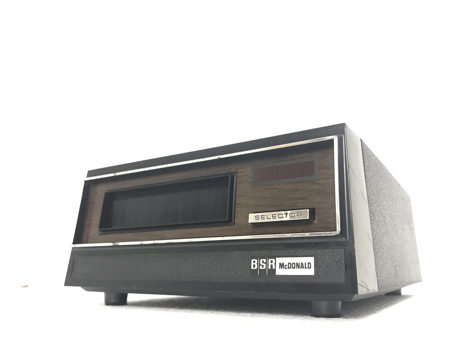 BSR McDONALD TD 8S Stereo 8-Track Playback Deck Vintage Working 220 V Good Look