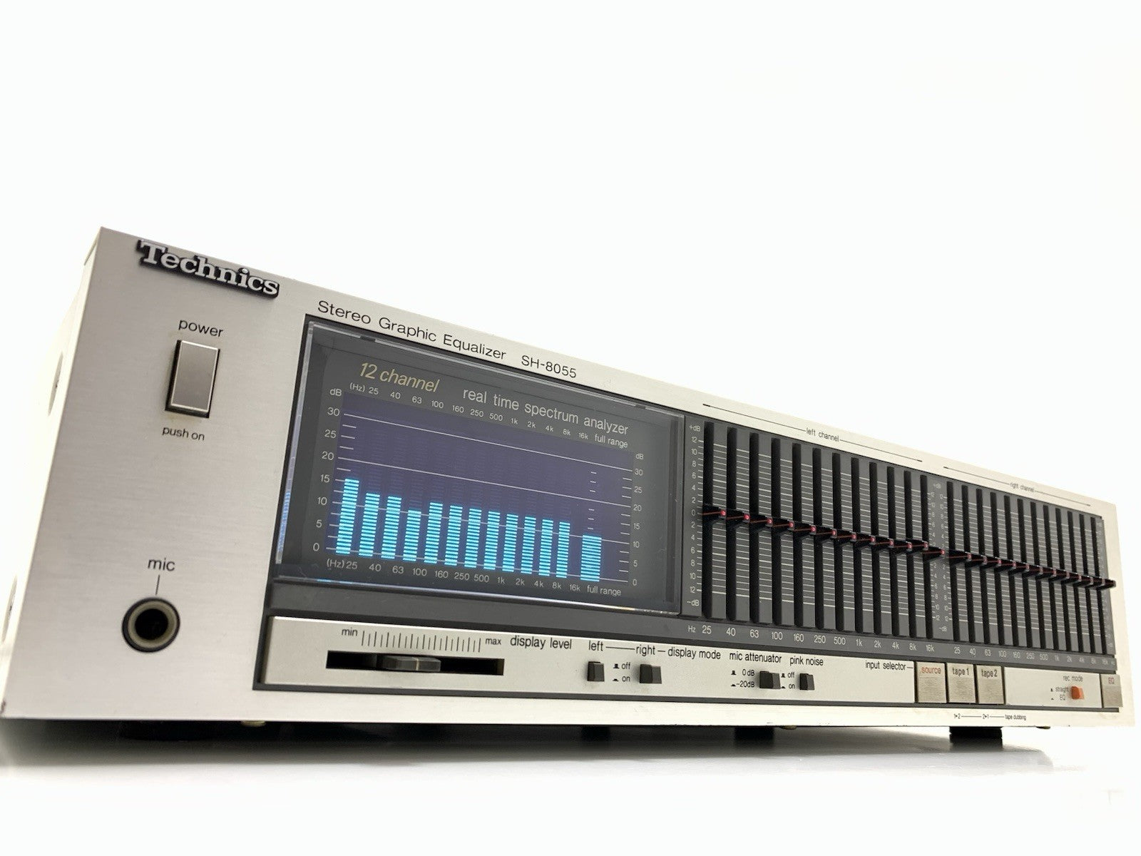 Technics テクニクス SH-8055 イコライザー TECHNICS SH 8055 Stereo Graphic Equalizer Spectrum Analyzer