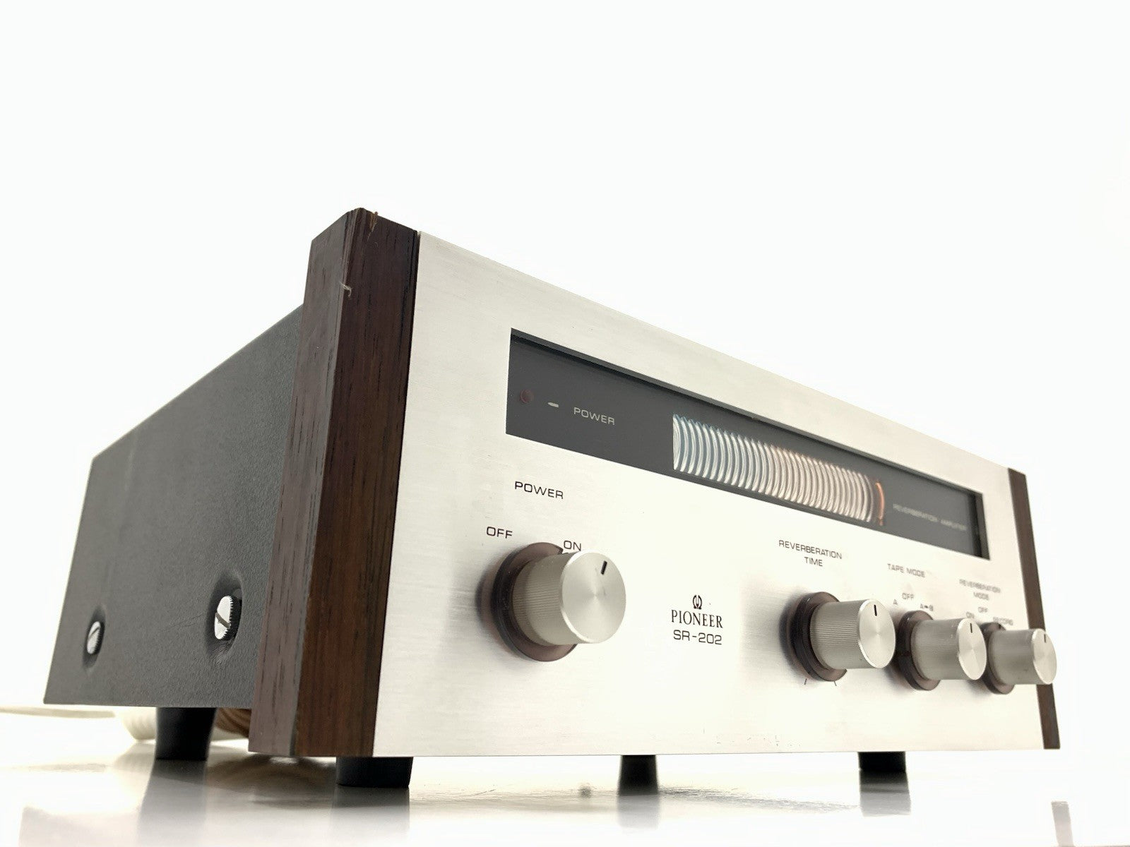 PIONEER Stereo REVERBERATION AMPLIFIER SR 202 Vintage 1969 Work PERFECT GoodLook