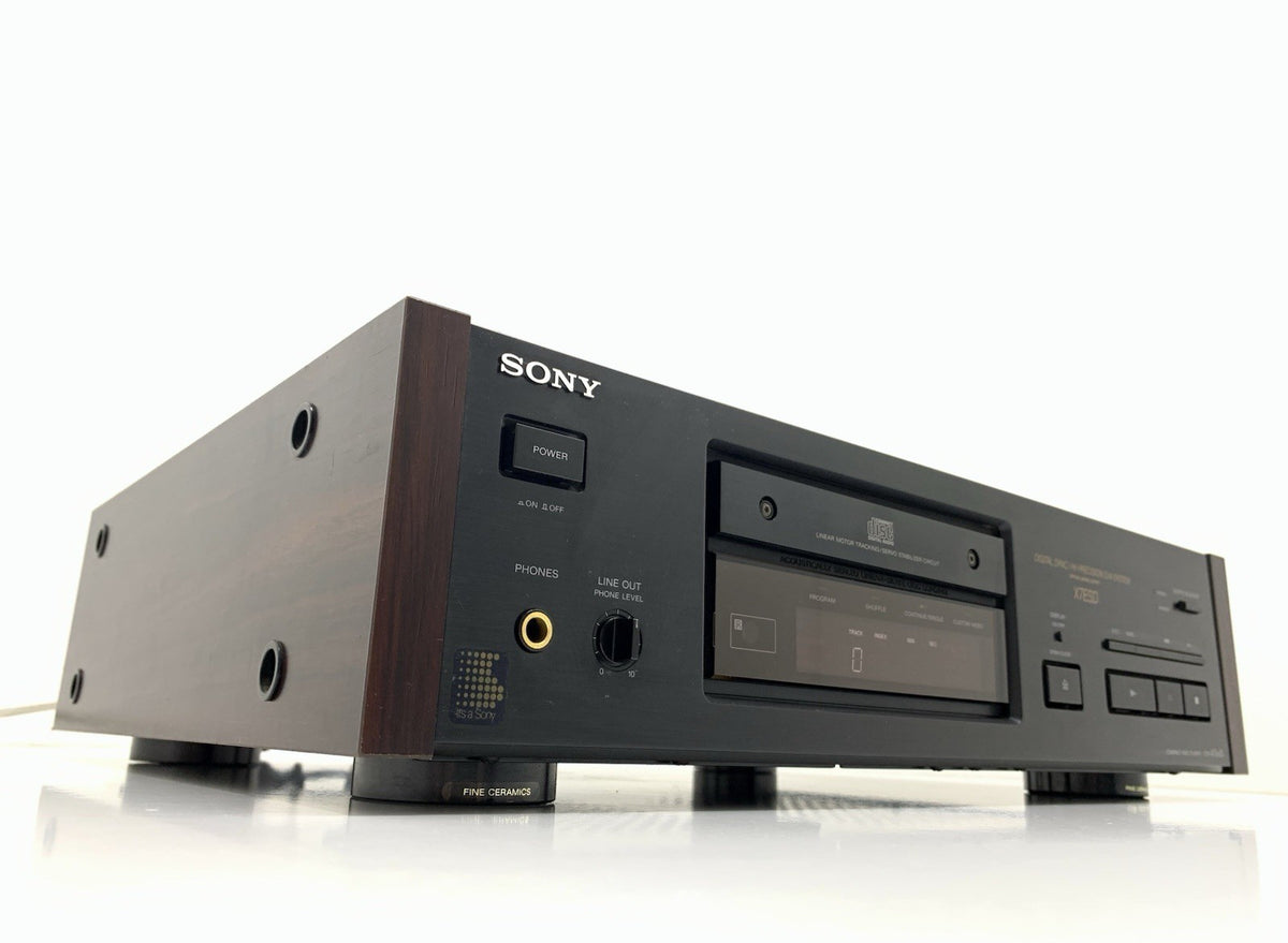 Sony CDP-X7ESD ES CD Player High End Dual PCM58P-S Remote Control WORK Good Look