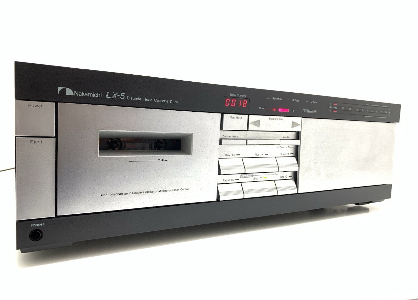 NAKAMICHI LX 5 High End 3 Head Cassette Tape Deck Vintage 1982 WORKING Good Look