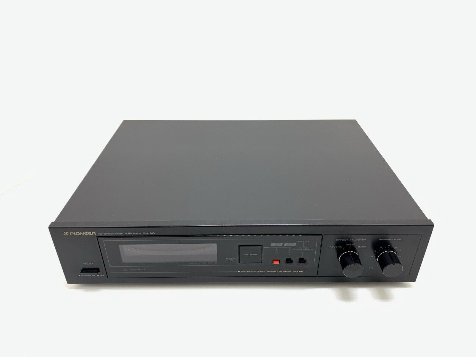 PIONEER Stereo REVERBERATION AMPLIFIER SR-60 Vintage 1984 Work PERFECT Good Look