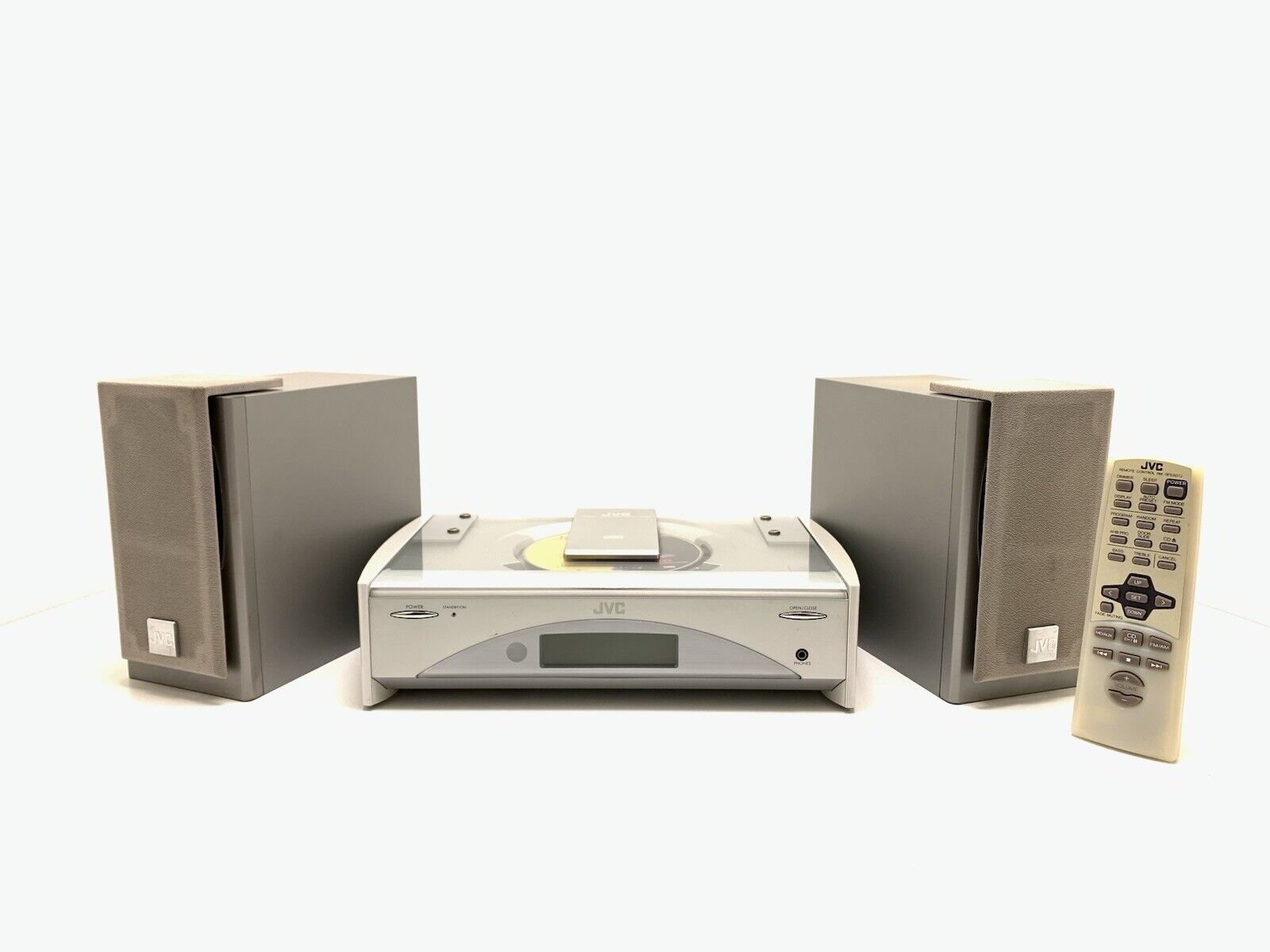 Componet Player JVC FS-SD5 Vintage CD Player Mini Componet System Remote Control WORK ...
