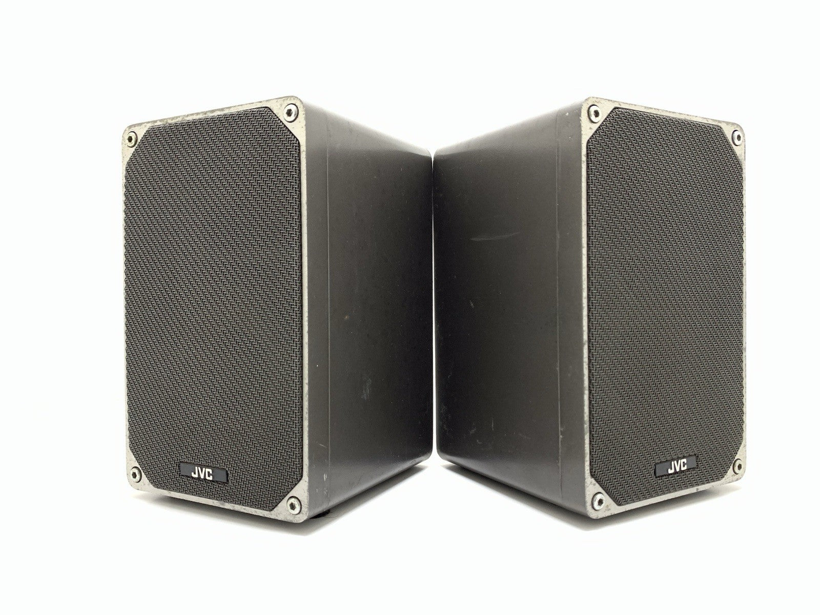 JVC S M3 Mini Speakers 2 Way System 50 Watts RMS Vintage 1977 Working Good Look