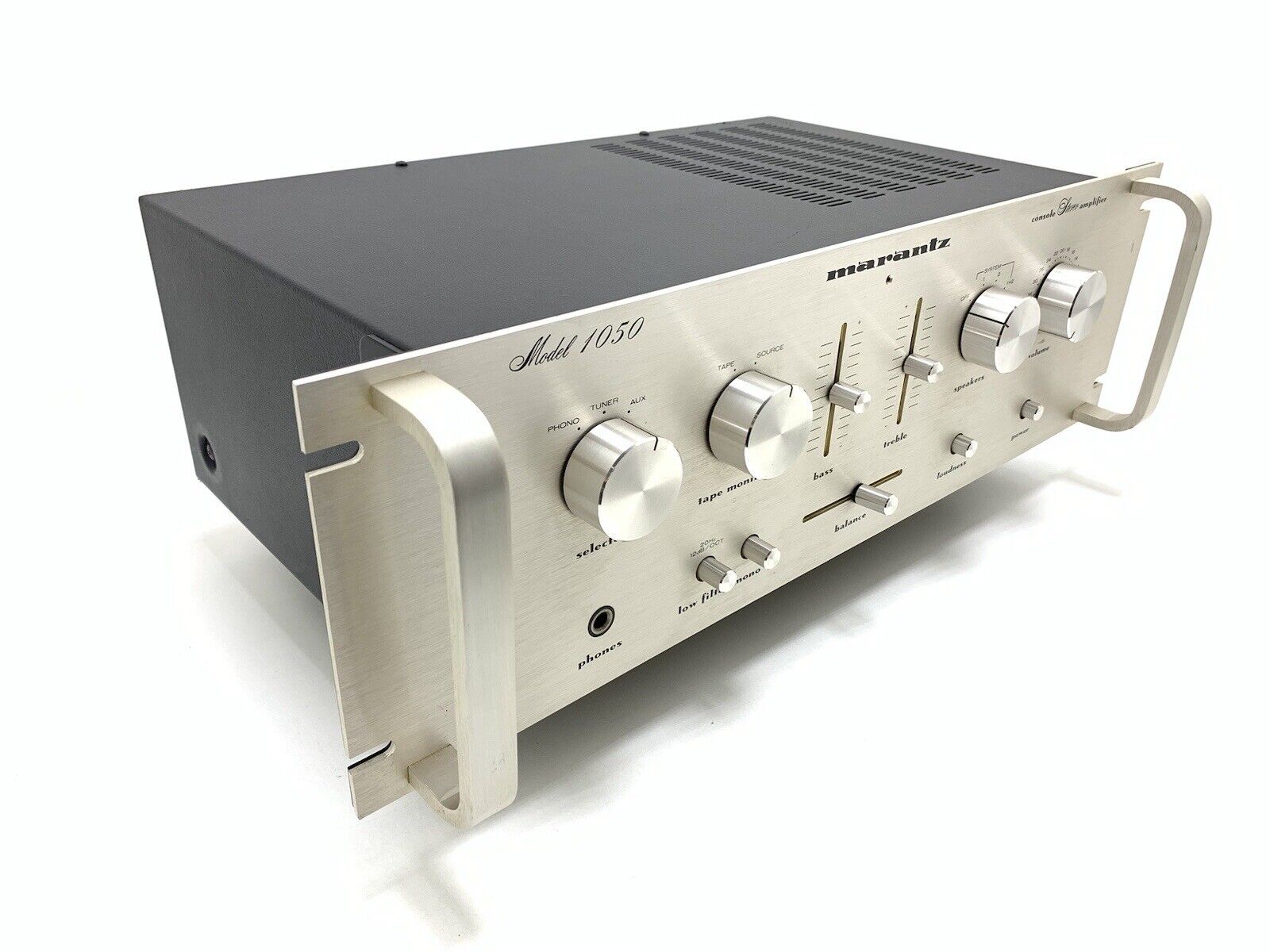 MARANTZ 1050 Rack Stereo Integrated Amplifier 50 RMS Vintage 1978 WORK Good Look