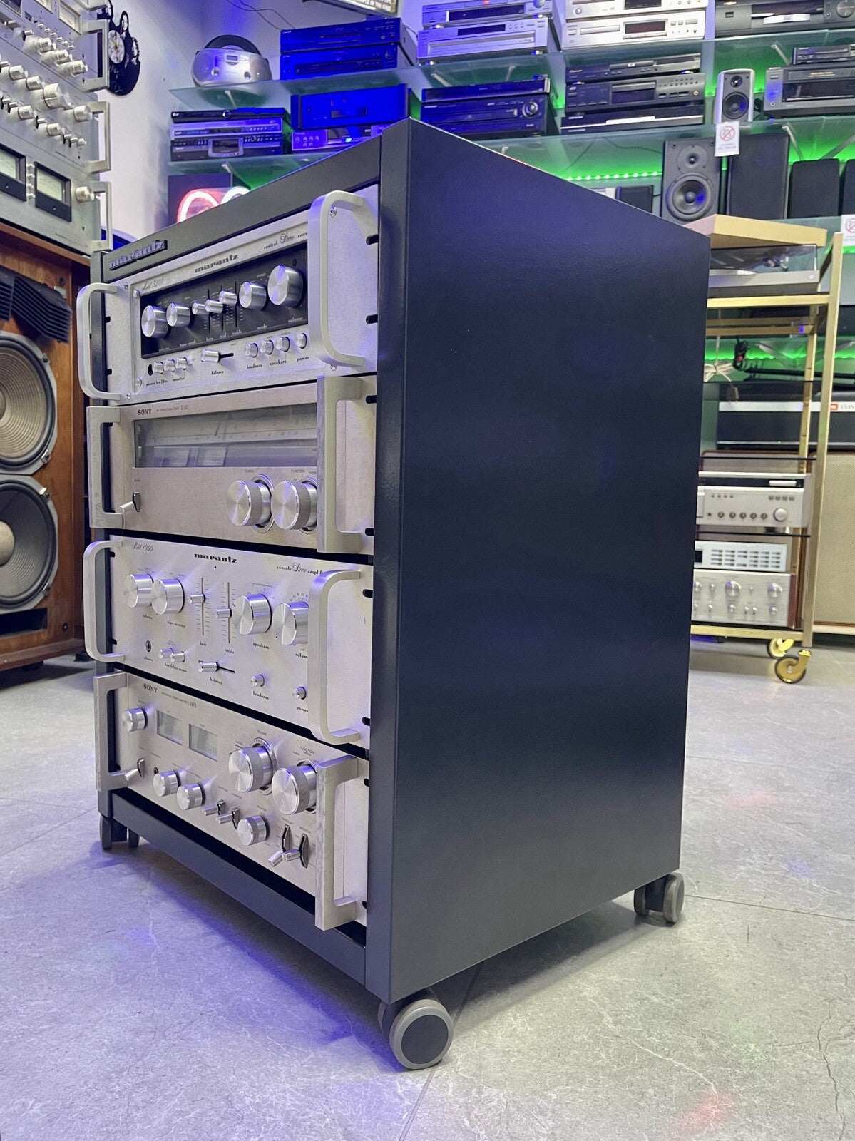 Marantz Original Audio Rack 19 " Rare Vintage 70's Perfect Like Sansui PIONEER