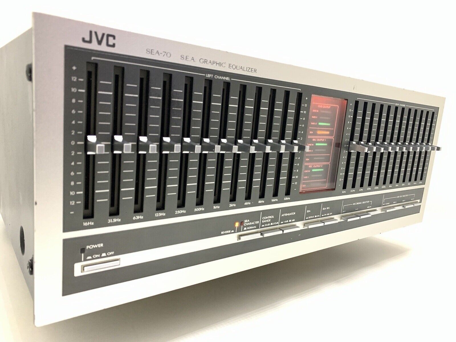 JVC SEA 70 Stereo Graphic Equalizer 12 Bands Hi End Vintage 1980 Work Good Look