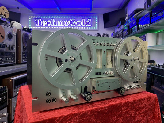PIONEER RT 707 Reel to Reel 4 Track 7" Tape Vintage 1977 AutoReverse WORK Good L