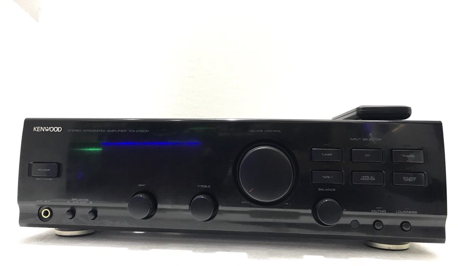 KENWOOD KA-2060R Stereo Amplifier 100 Watts RMS Remote Vintage 1994 Good Look