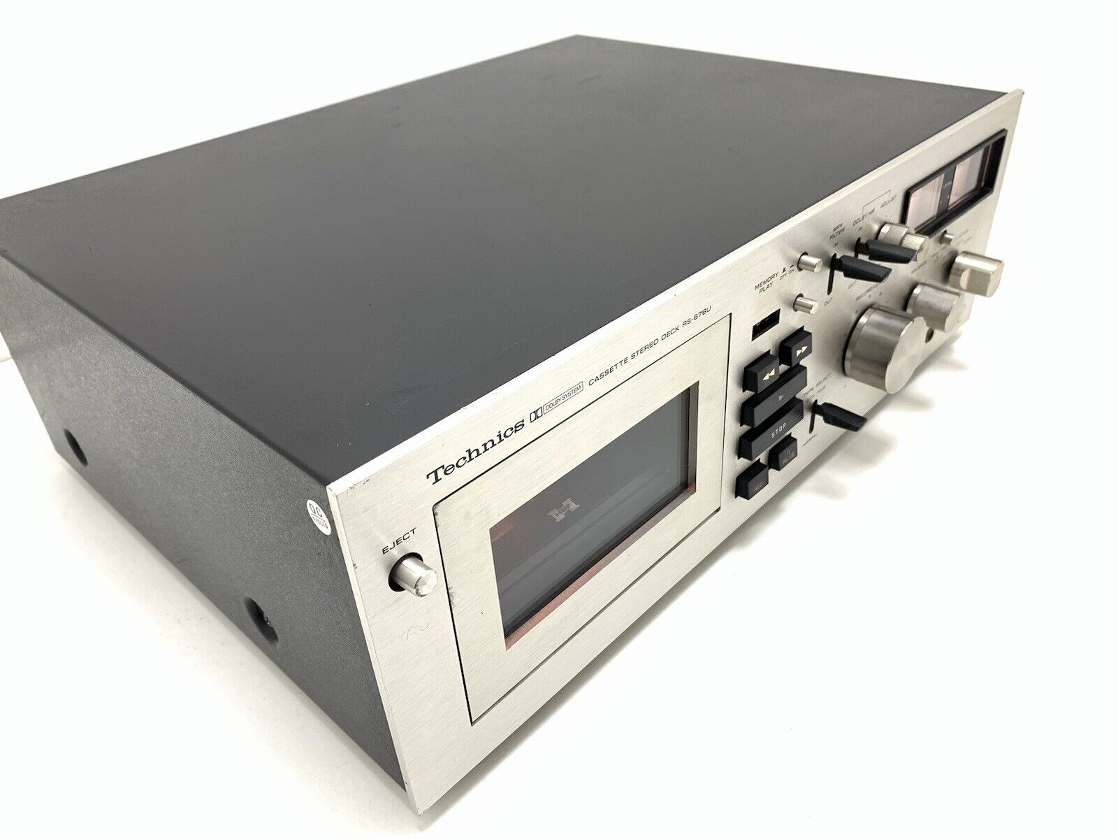 TECHNICS RS-676U Stereo Cassette Tape Deck 2 Head Vintage 1974 Working Good Look