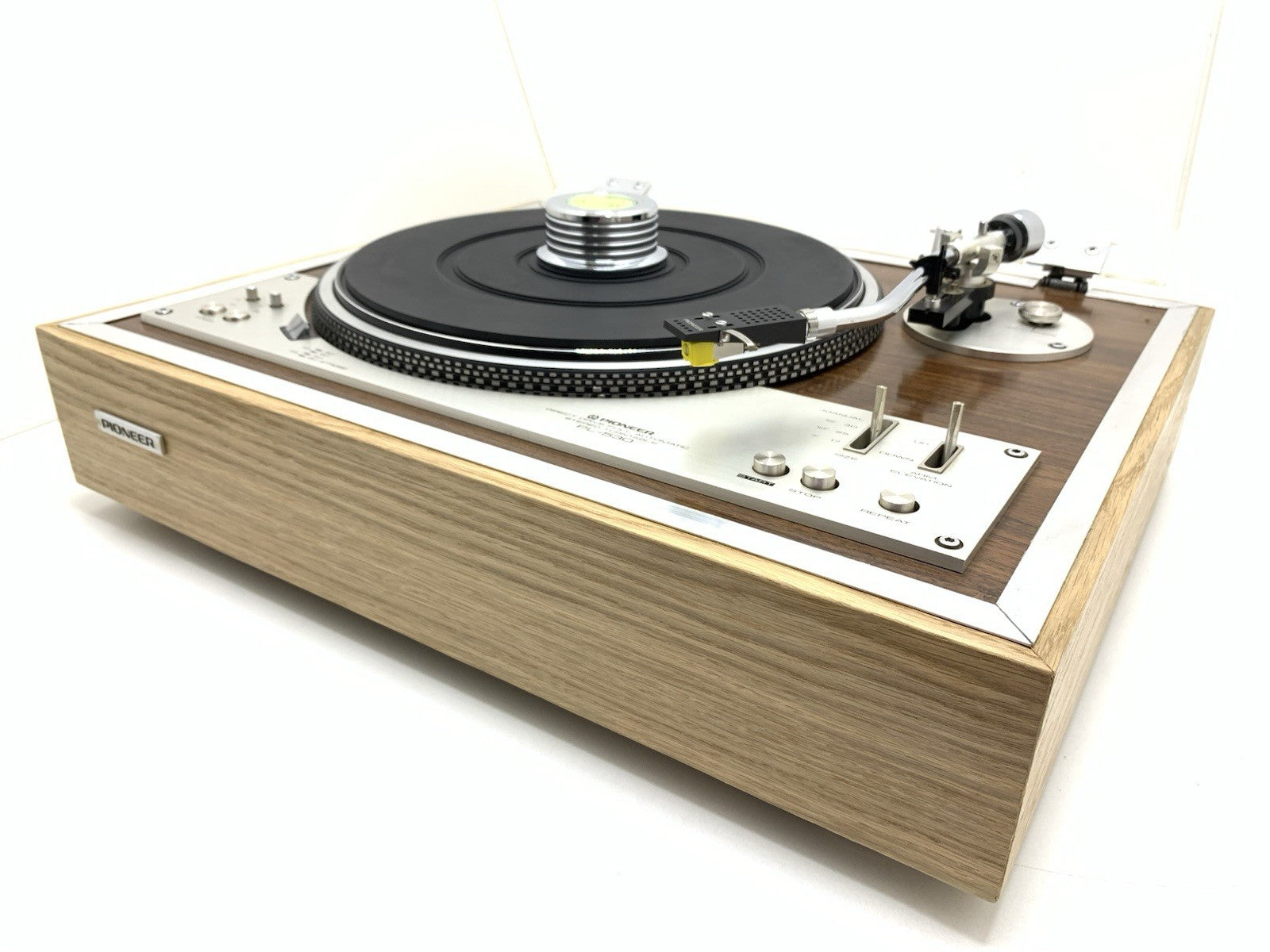 PIONEER PL 530 Turntable Direct Drive Full Automatic Vintage 1976 WORK Good Look
