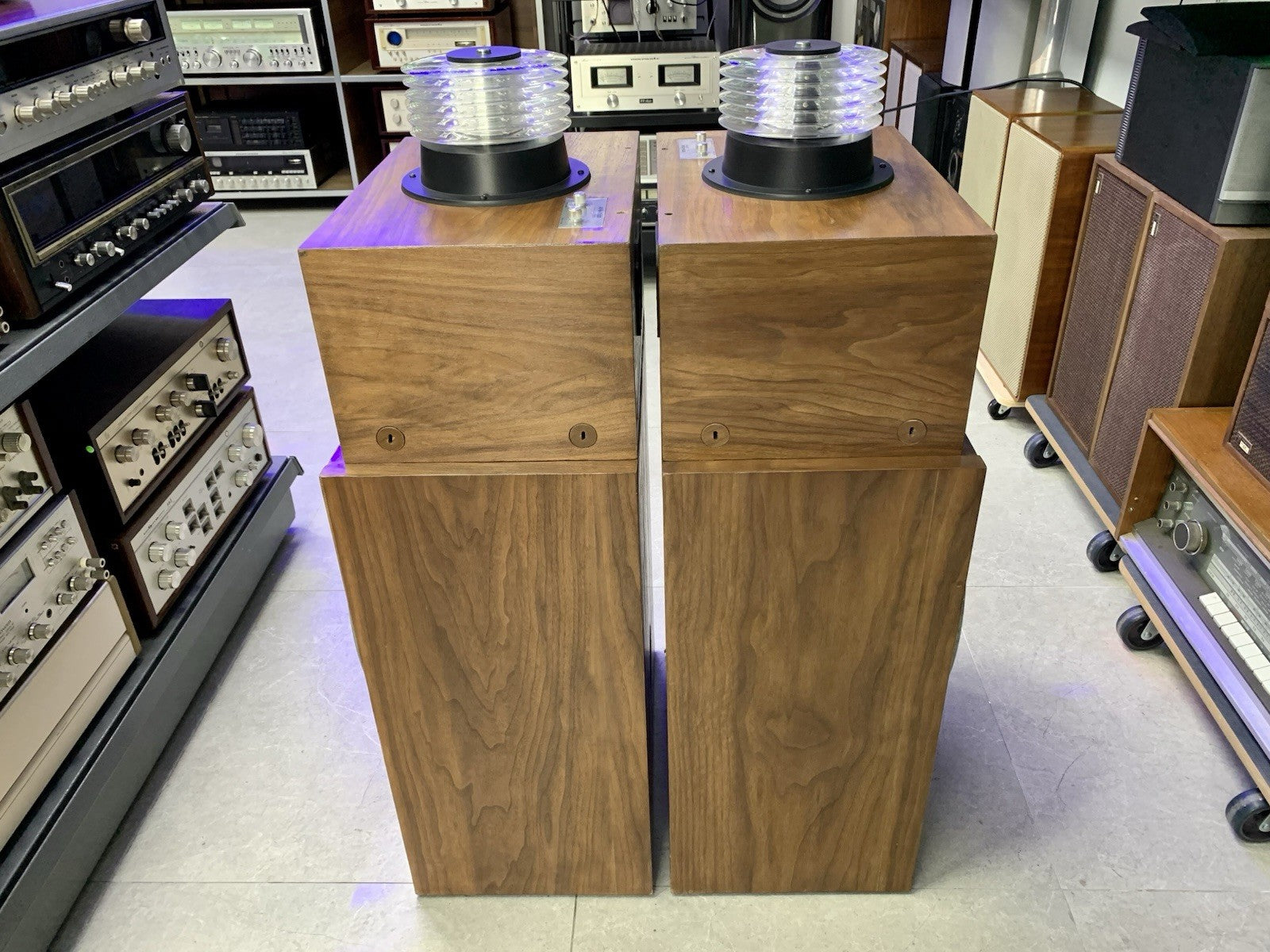 PIONEER HPM 1500 High End SPEAKERS 4 Way 125 Watts RMS Vintage  WORK GOOD LOOK