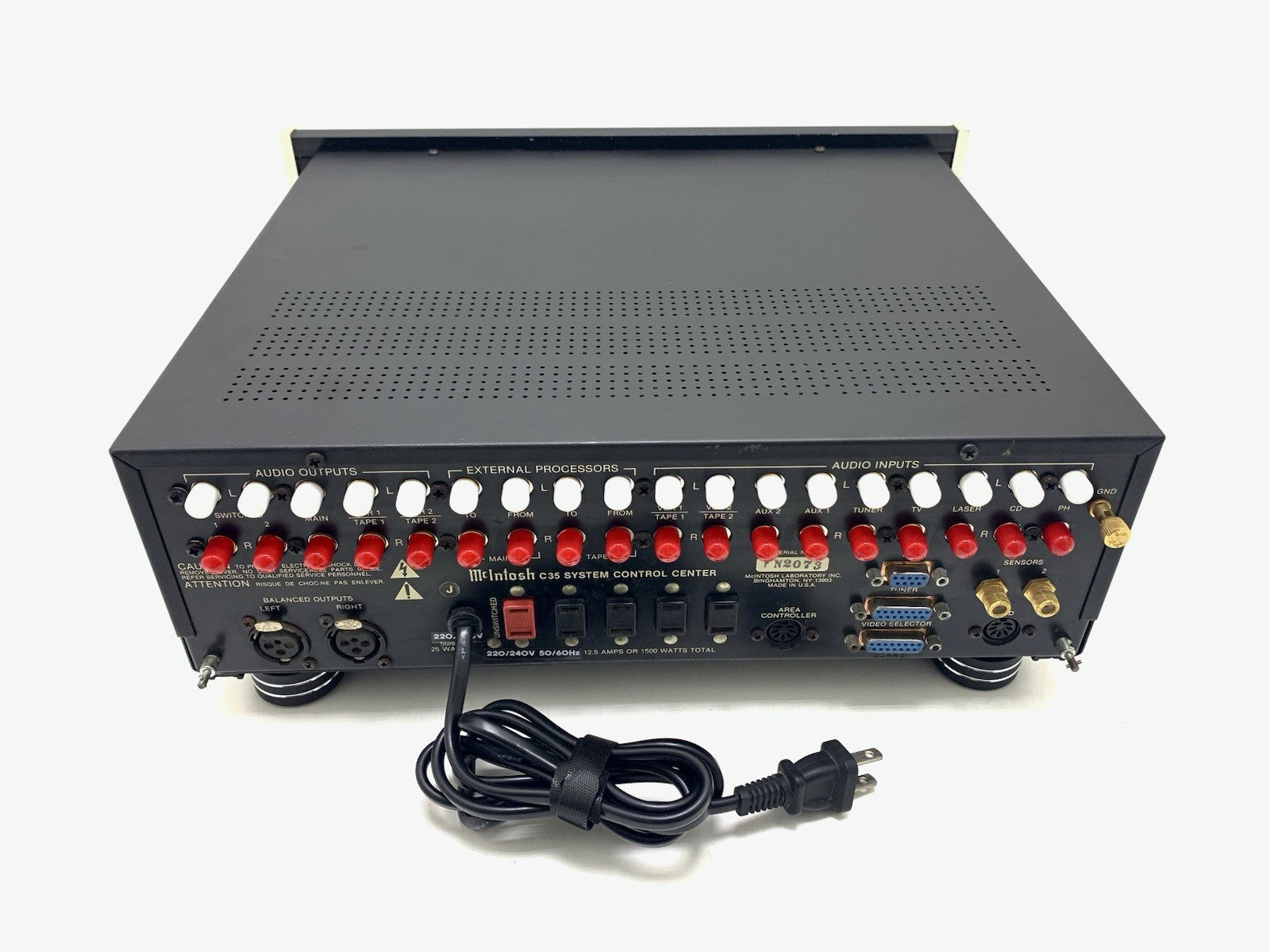McINTOSH C 35 System Control Center Stereo Pre Amplifier Vintage WORK Good Look