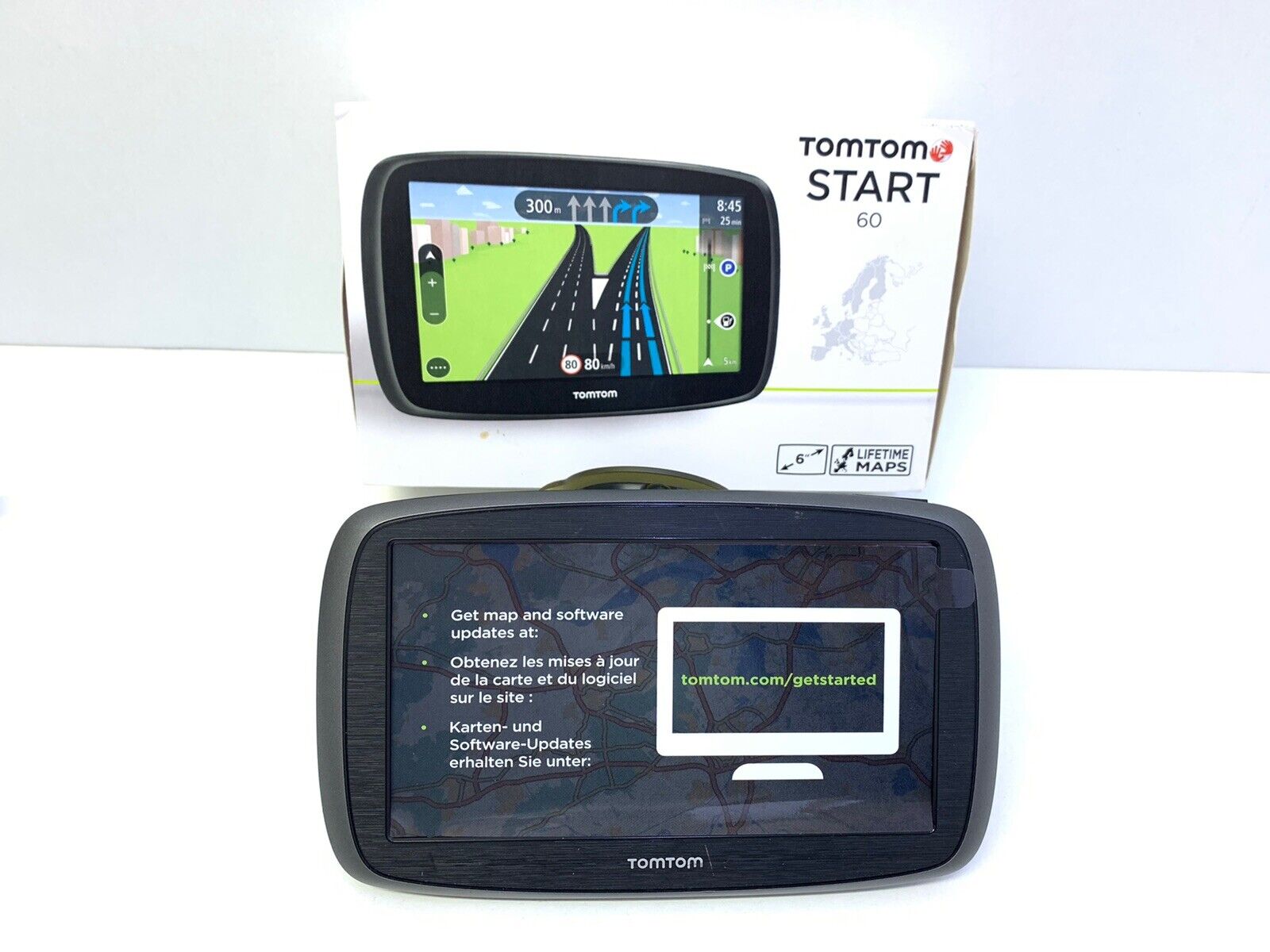 GPS TOM TOM START 60 Europa central 6" XXXL TMC navegación Lifetime Maps tap&Go