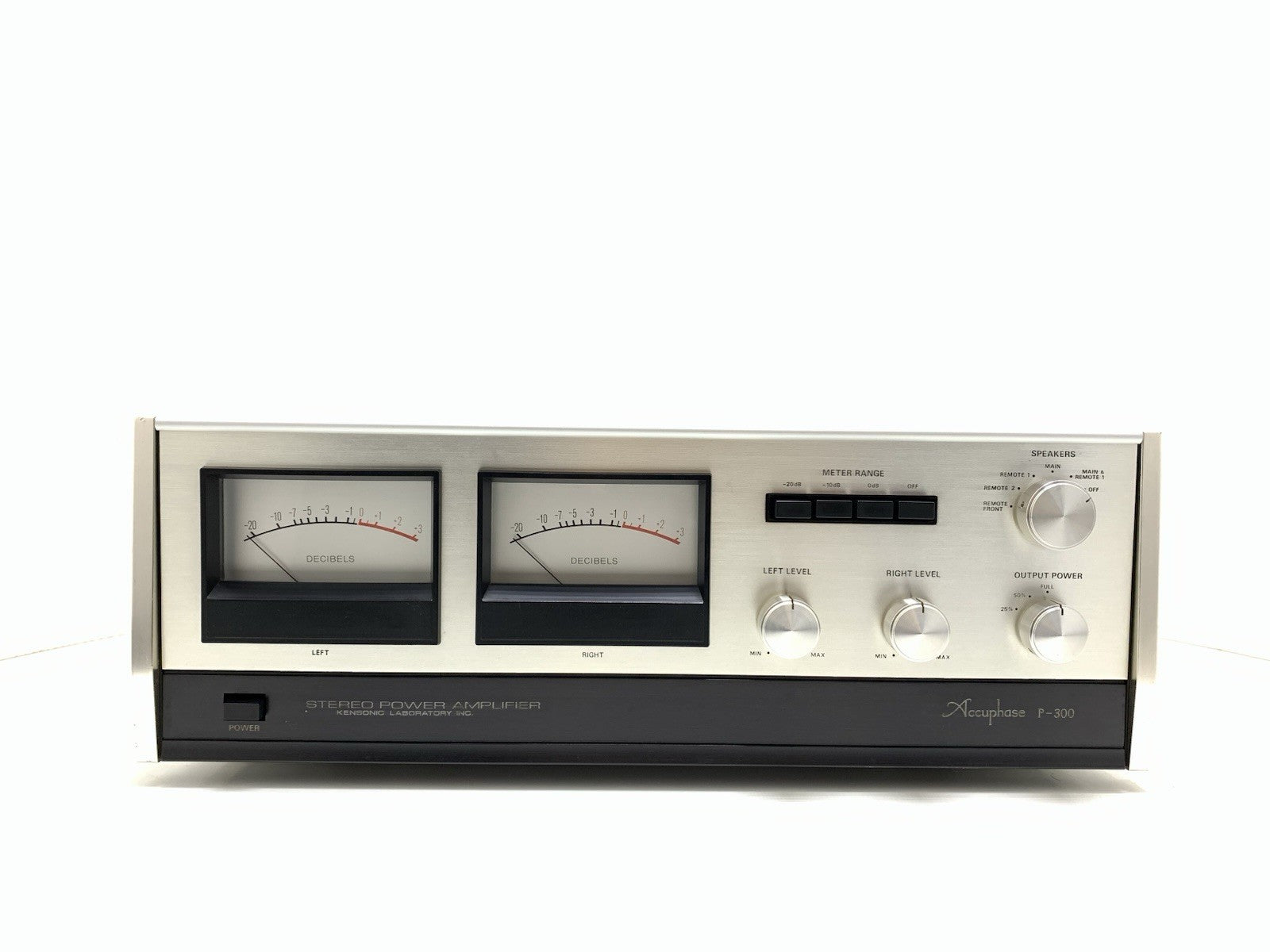 ACCUPHASE P 300 Stereo Power Amplifier 150+150 WRMS Vintage 1975 WORK Good Look