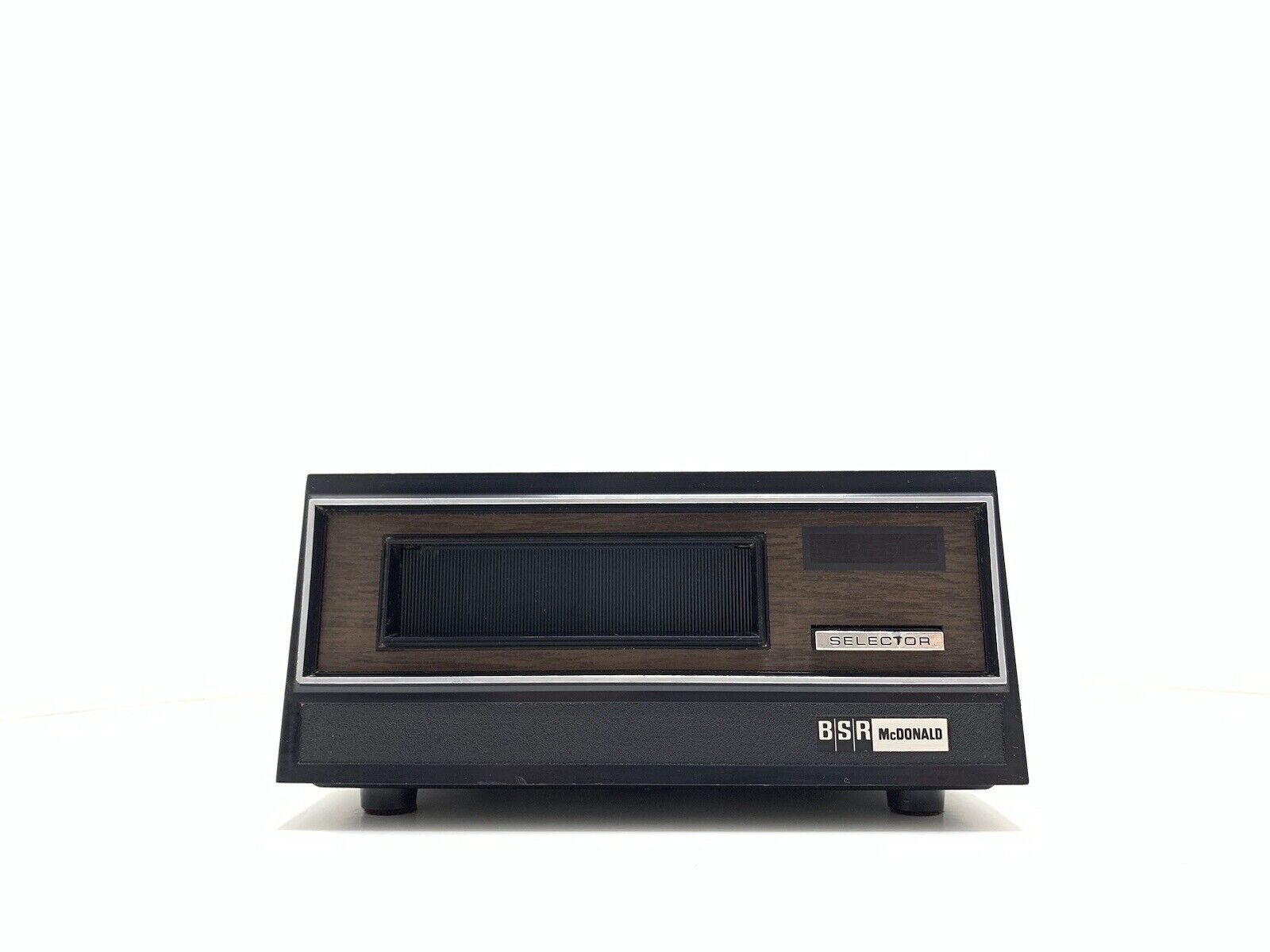 BSR McDONALD TD 8S Stereo 8-Track Playback Deck Vintage Working 220 V Good Look