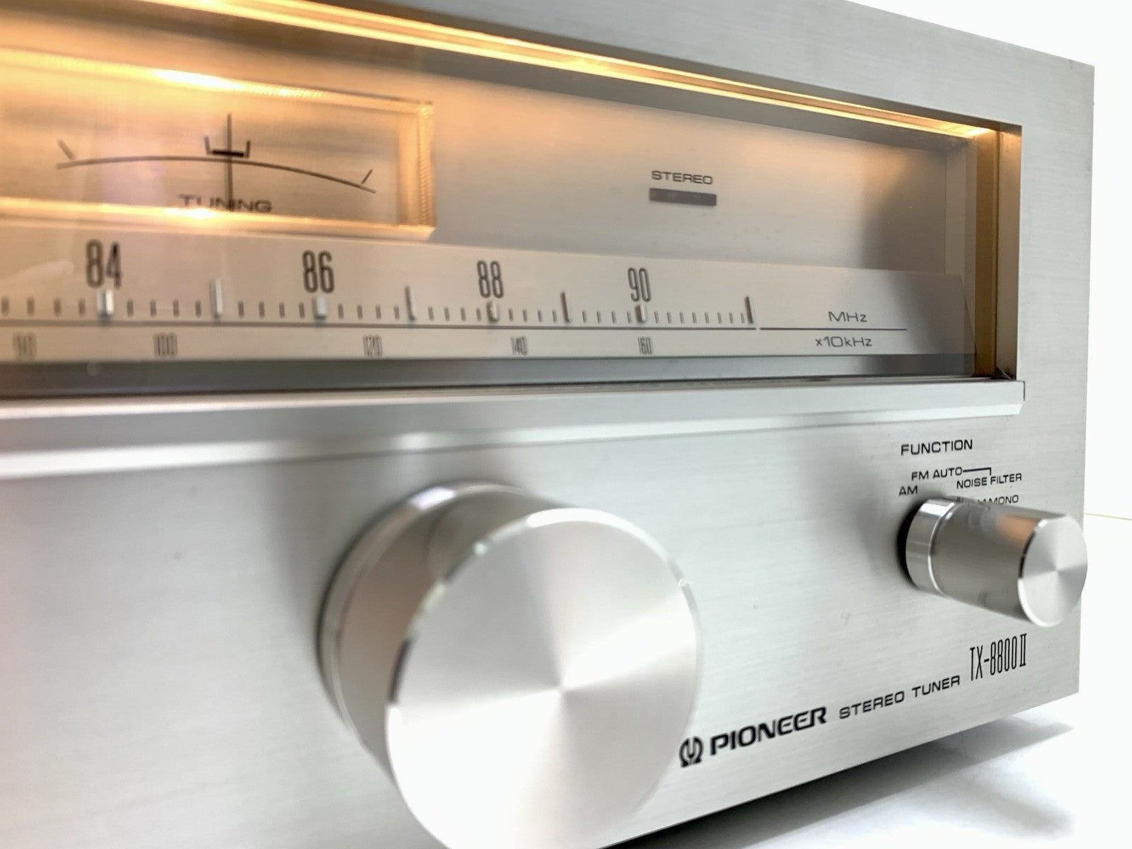 PIONEER TX 8800 II AM/FM Stereo Analogue Tuner Vintage 1979 WORK Good Look