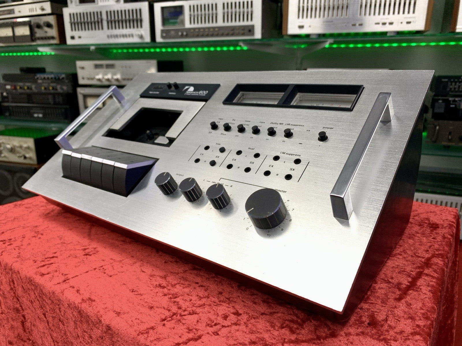 NAKAMICHI 600 High End 2 Head Cassette Tape Deck Vintage 1975 WORK Good Look