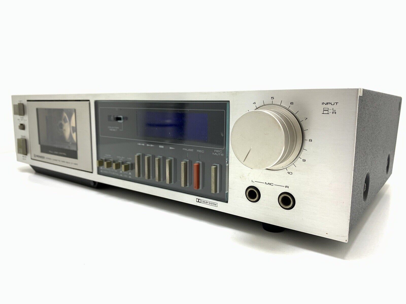 PIONEER CT-520 Stereo Cassette Tape Deck 2 Head Vintage 1981 WORK Good Look