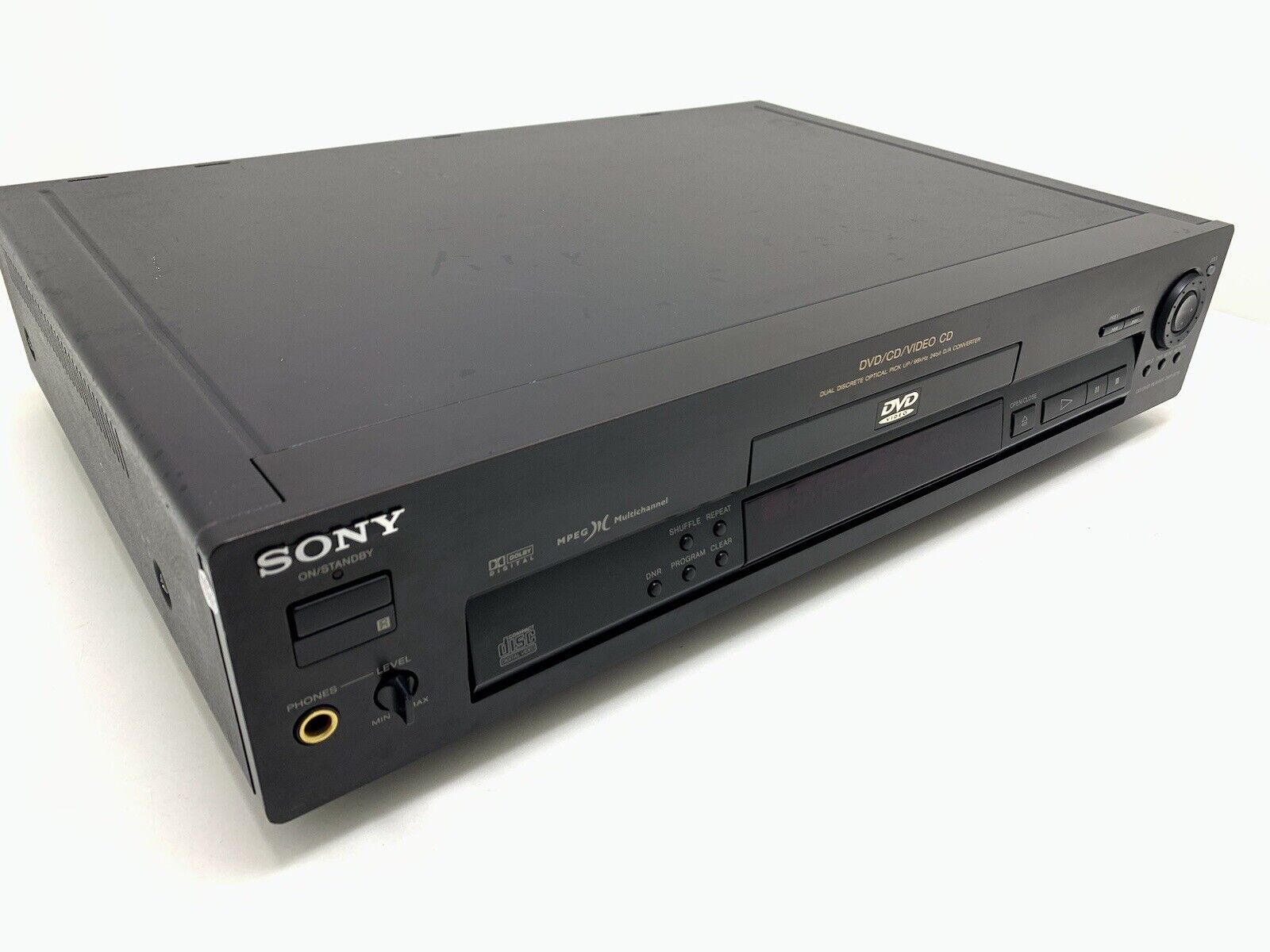 SONY DVP-S715 DVD VÍDEO CD Compact Disc + Remote VINTAGE 1998 WORK Good Look