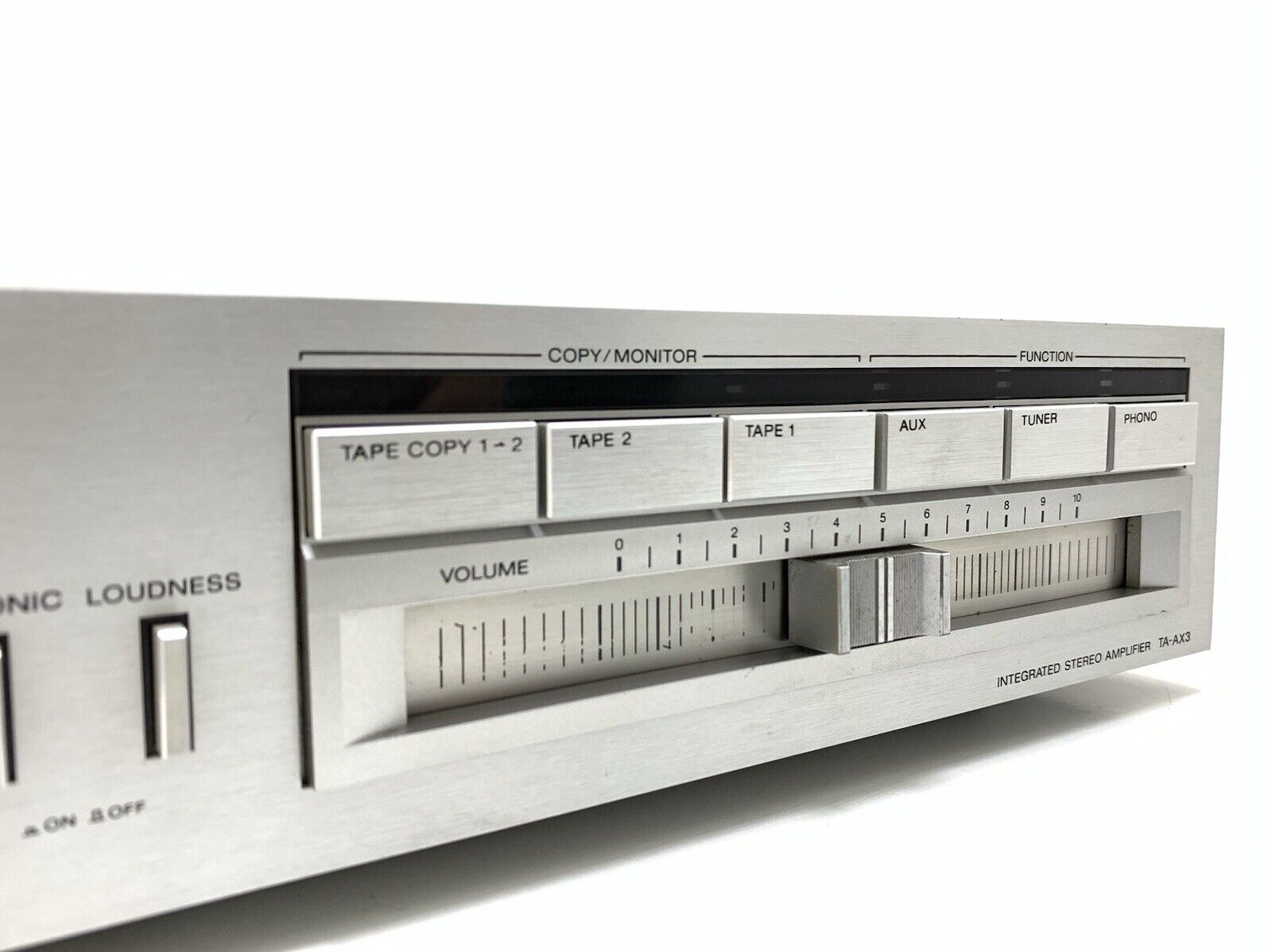SONY TA-AX3 Stereo Integrated Amplifier 40+40 Watts RMS Vintage 1982 Good Look