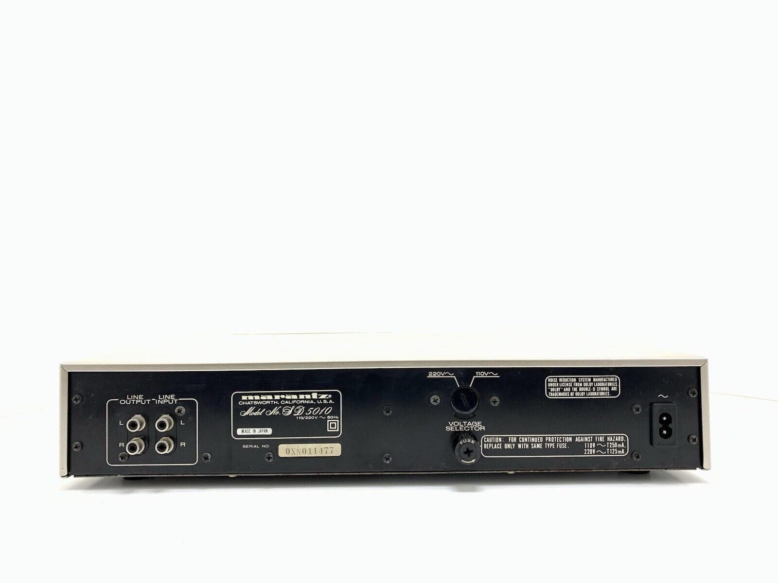 MARANTZ SD 5010 Stereo Cassette Deck 2 Head Vintage 1980 High End WORK Good Look