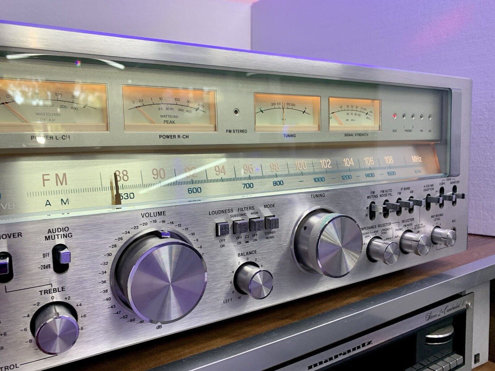 SANSUI G 22000 Stereo MONSTER Receiver 2X 220 WRMS Vintage 1978 WORK Good Look